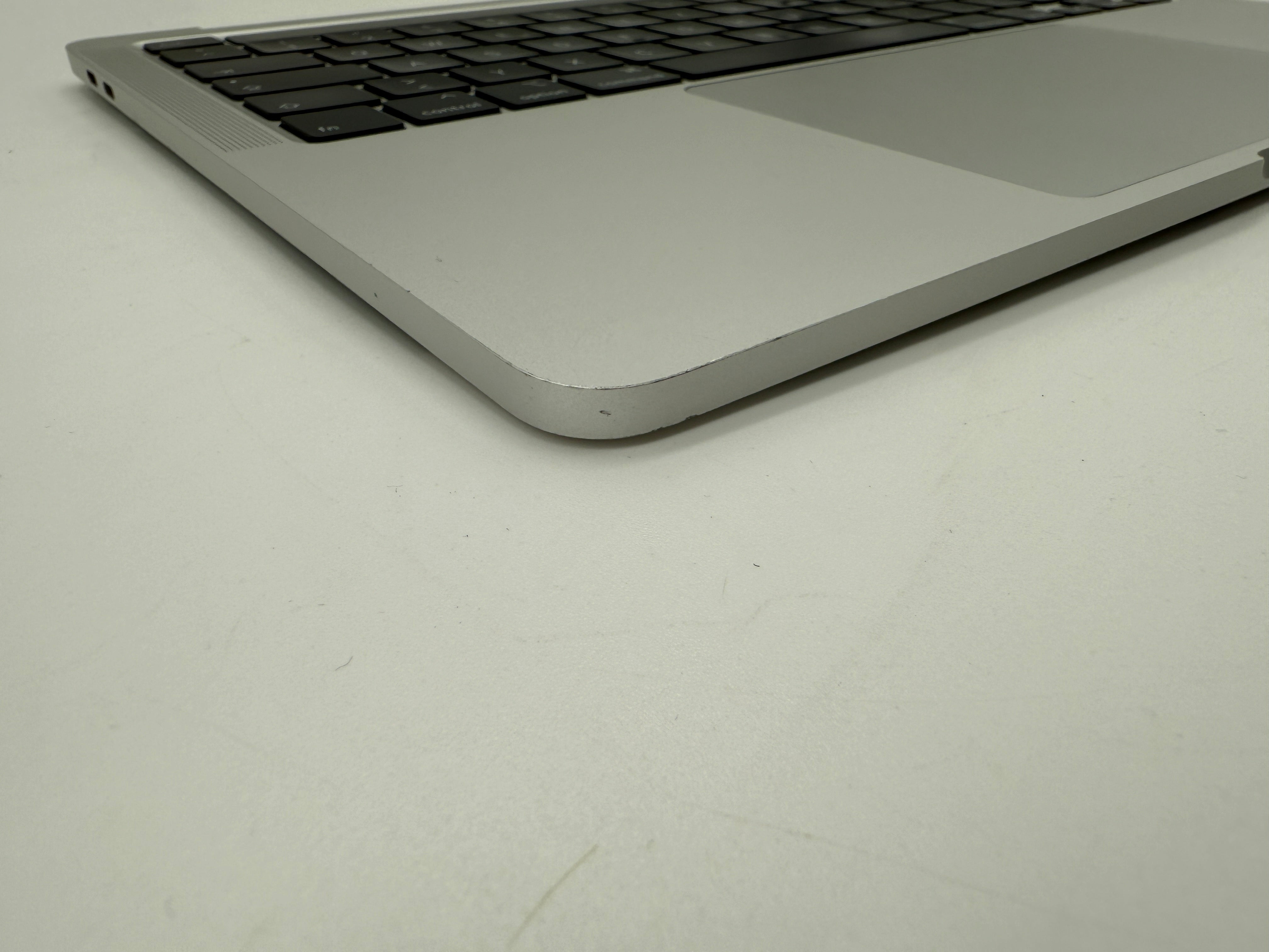 Macbook Pro 13" A2251 2020 Topcase QWERTZ Akku Tastatur Silber #T762