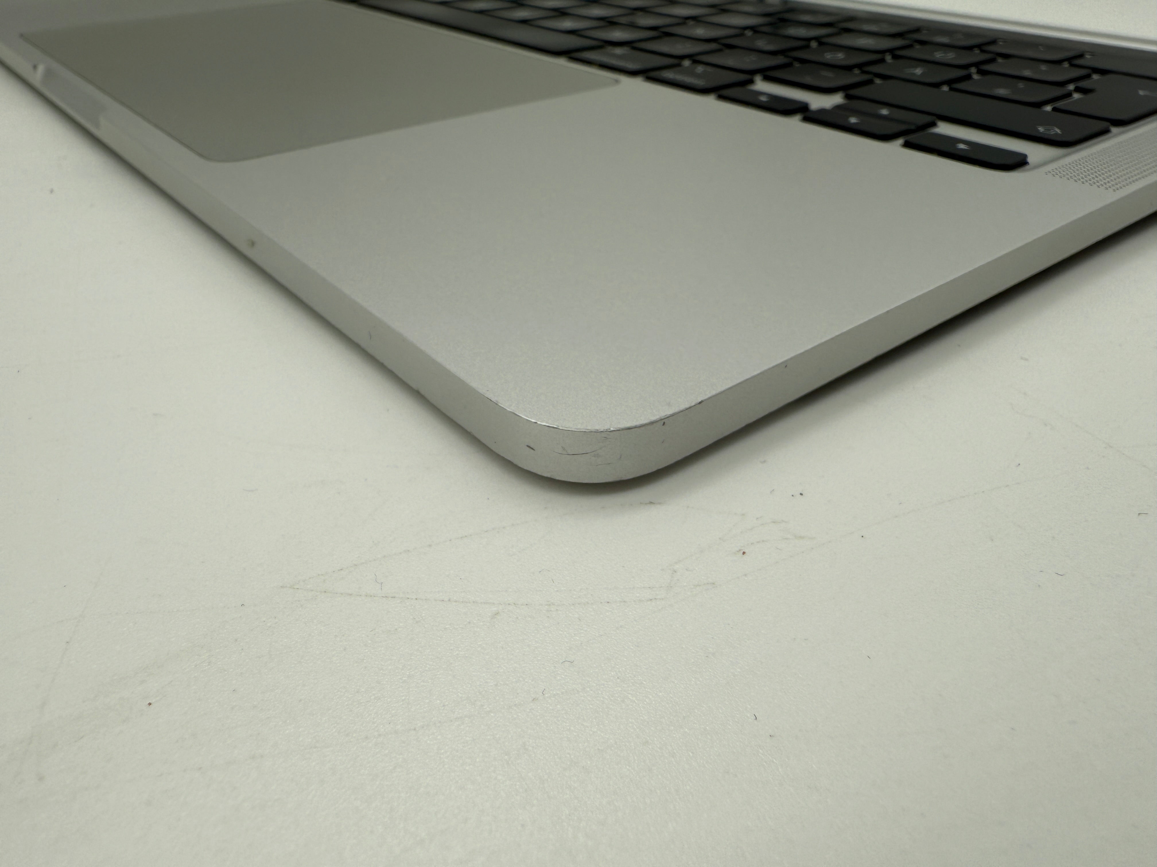 Macbook Pro 13" A2251 2020 Topcase QWERTZ Akku Tastatur Silber #T763