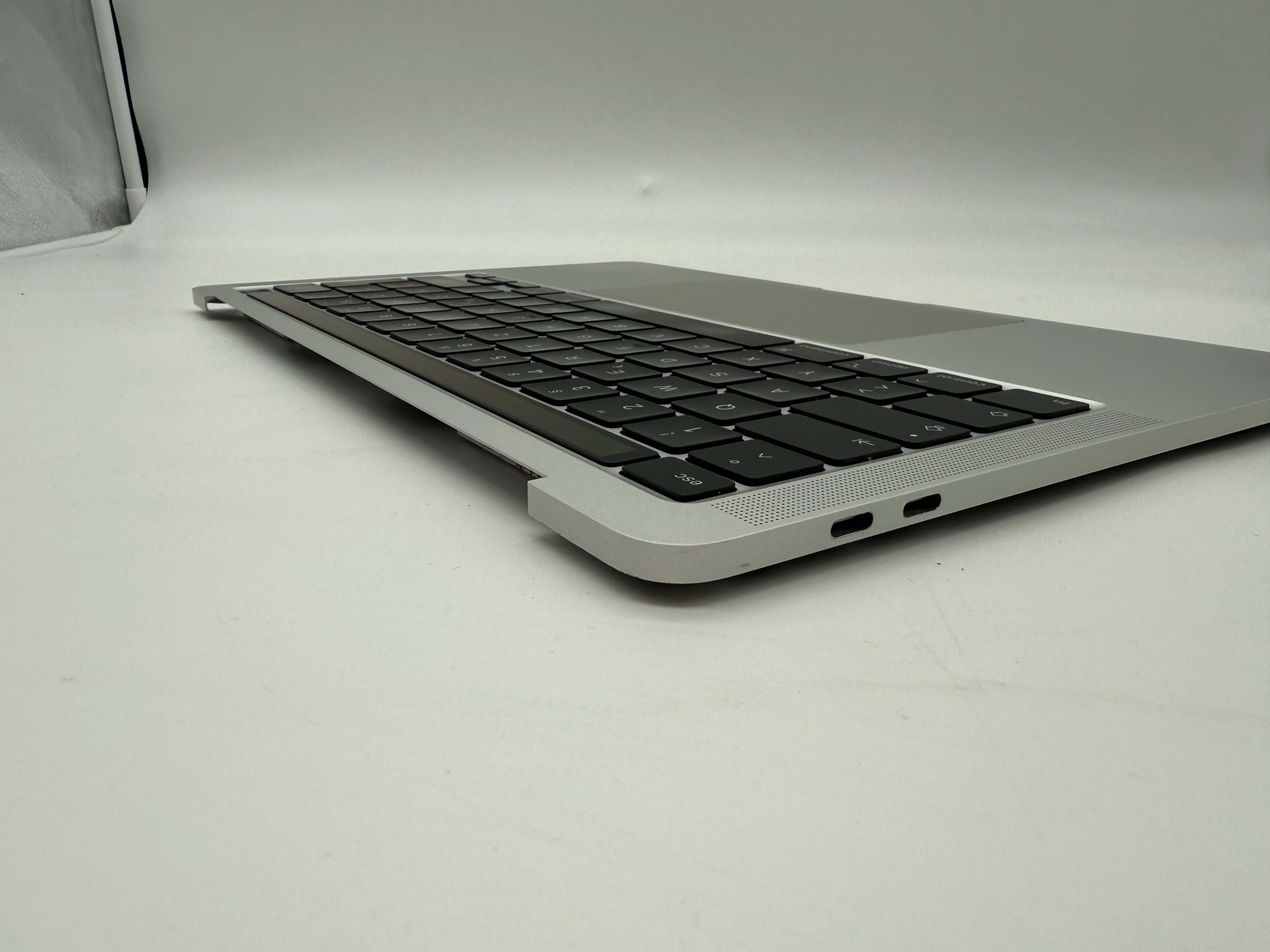 Macbook Pro 13" A2251 2020 Topcase QWERTZ Akku Tastatur Silber #T763