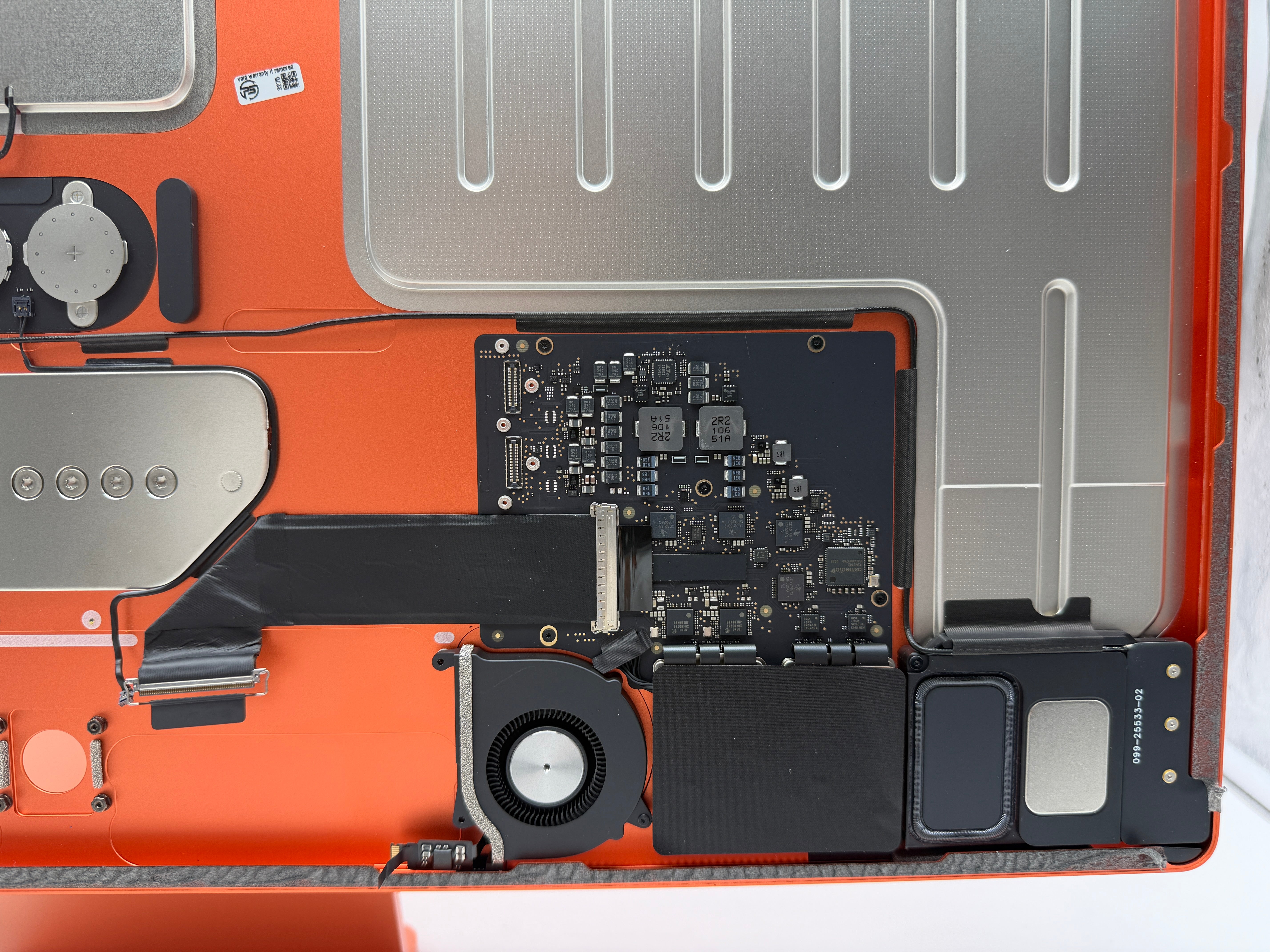 Apple iMac 24" 2021 A2438 Gehäuse Standfuß Lautsprecher Lüfter Orange #PSG8