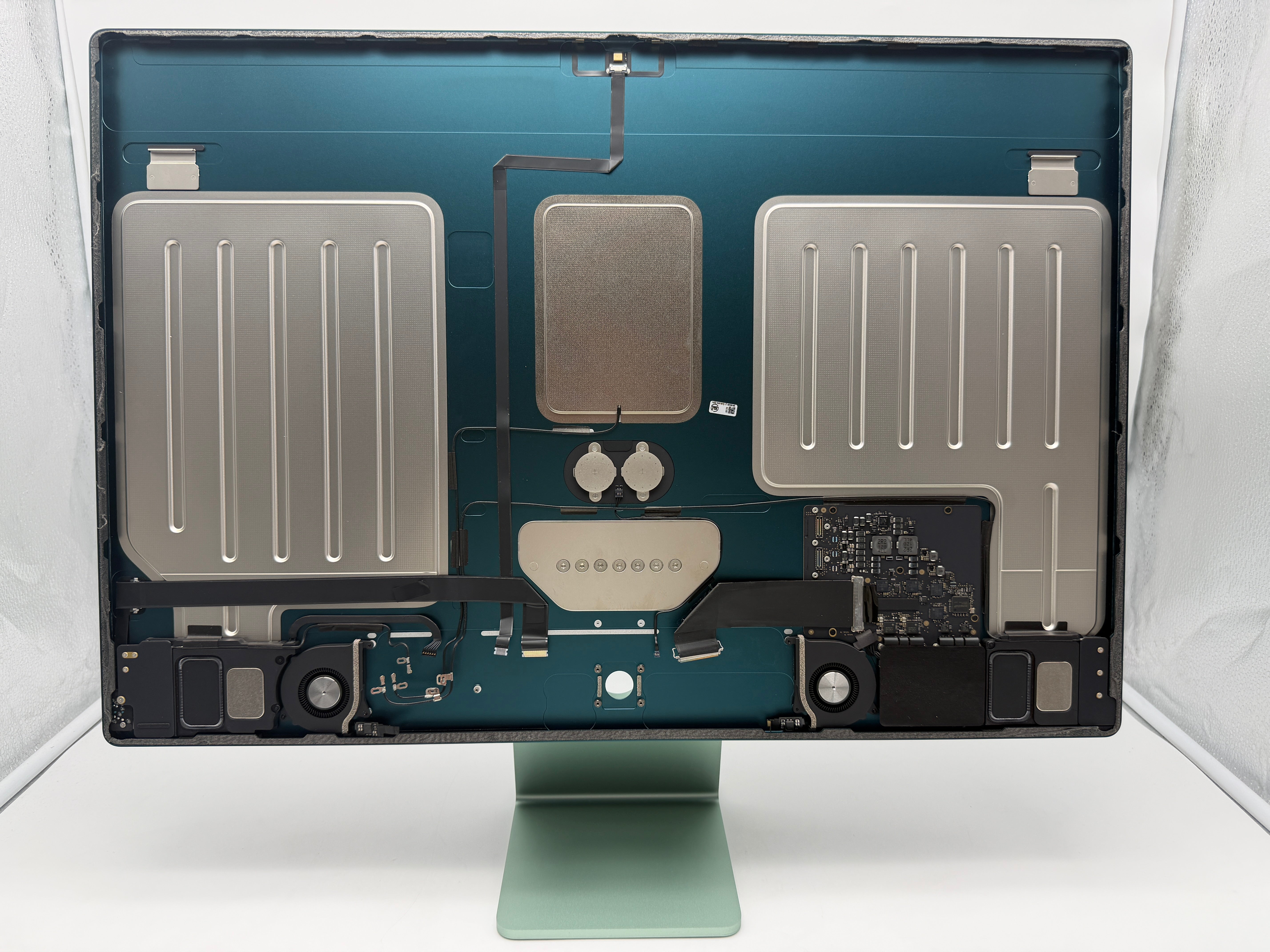 Apple iMac 24" 2021 A2438 Gehäuse Standfuß Lautsprecher Lüfter Grün #PSG9