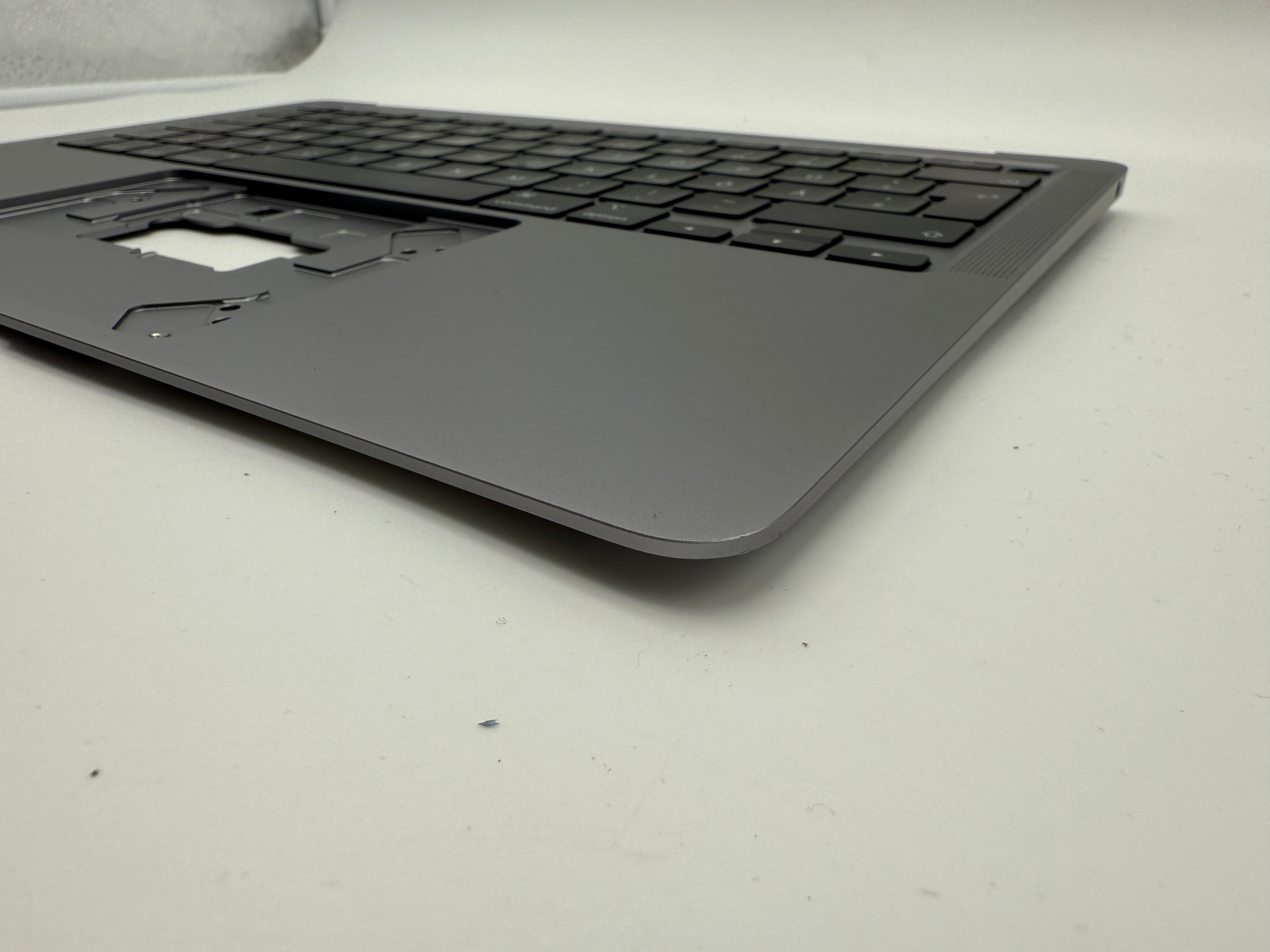 MacBook Air 13" 2020 A2337 Topcase QWERTZ Akku Tastatur Grau #T782