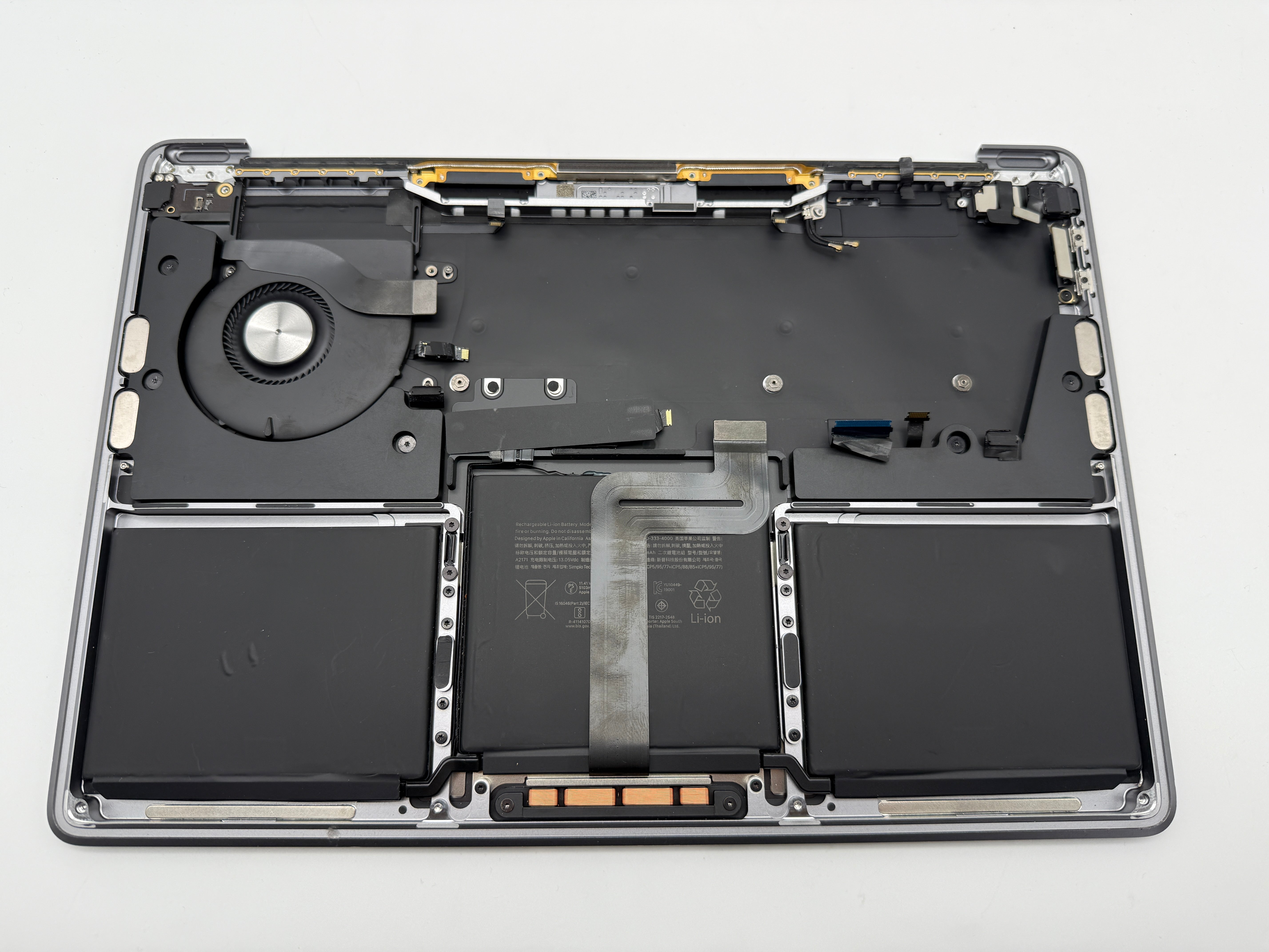 Macbook Pro 13" 2020 A2338 M1 Topcase Akku Trackpad Tastatur Spacegrau #T783