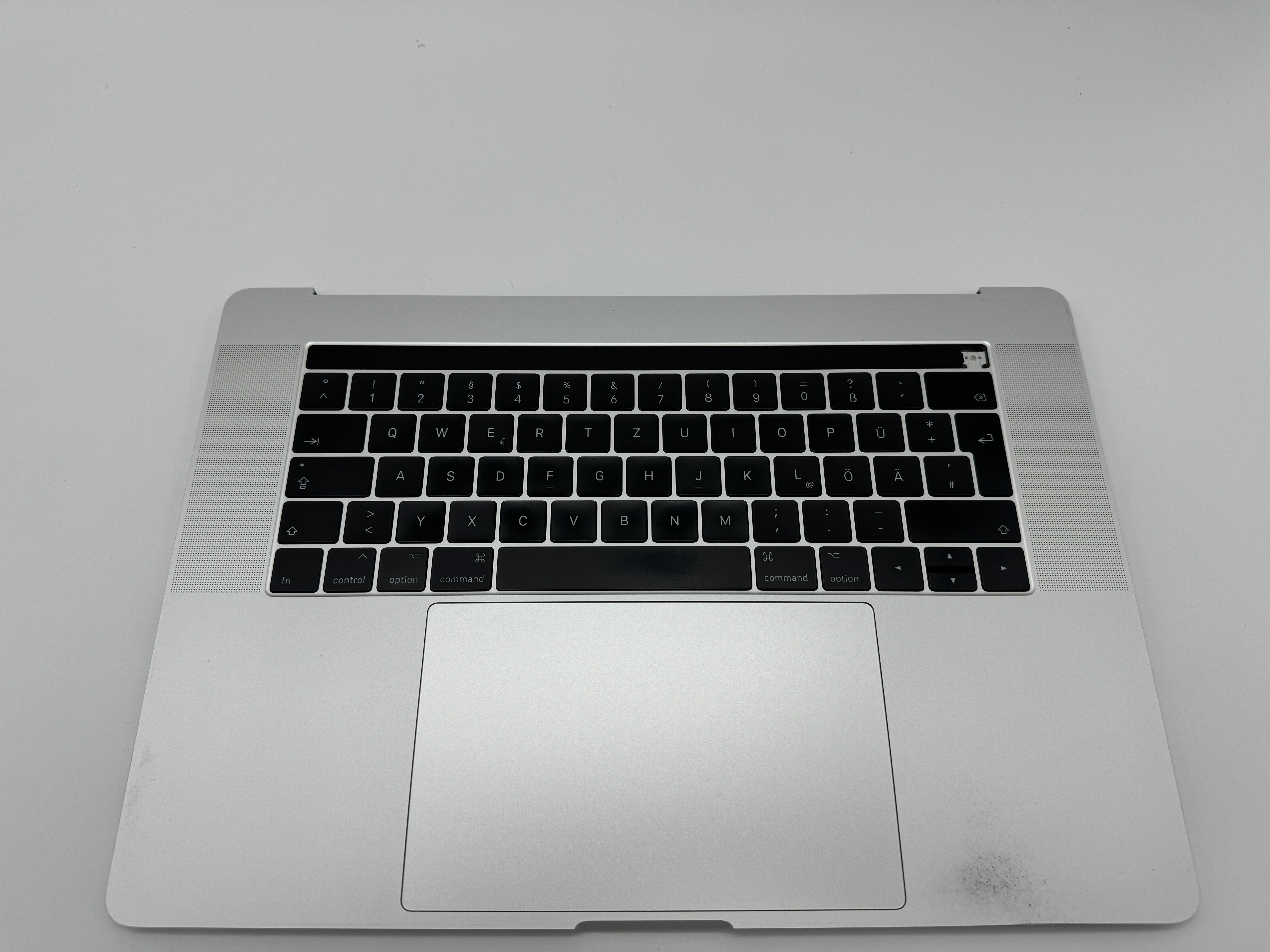 Macbook Pro 15" 2016 2017 A1707 Topcase Trackpad Tastatur Silber #T637