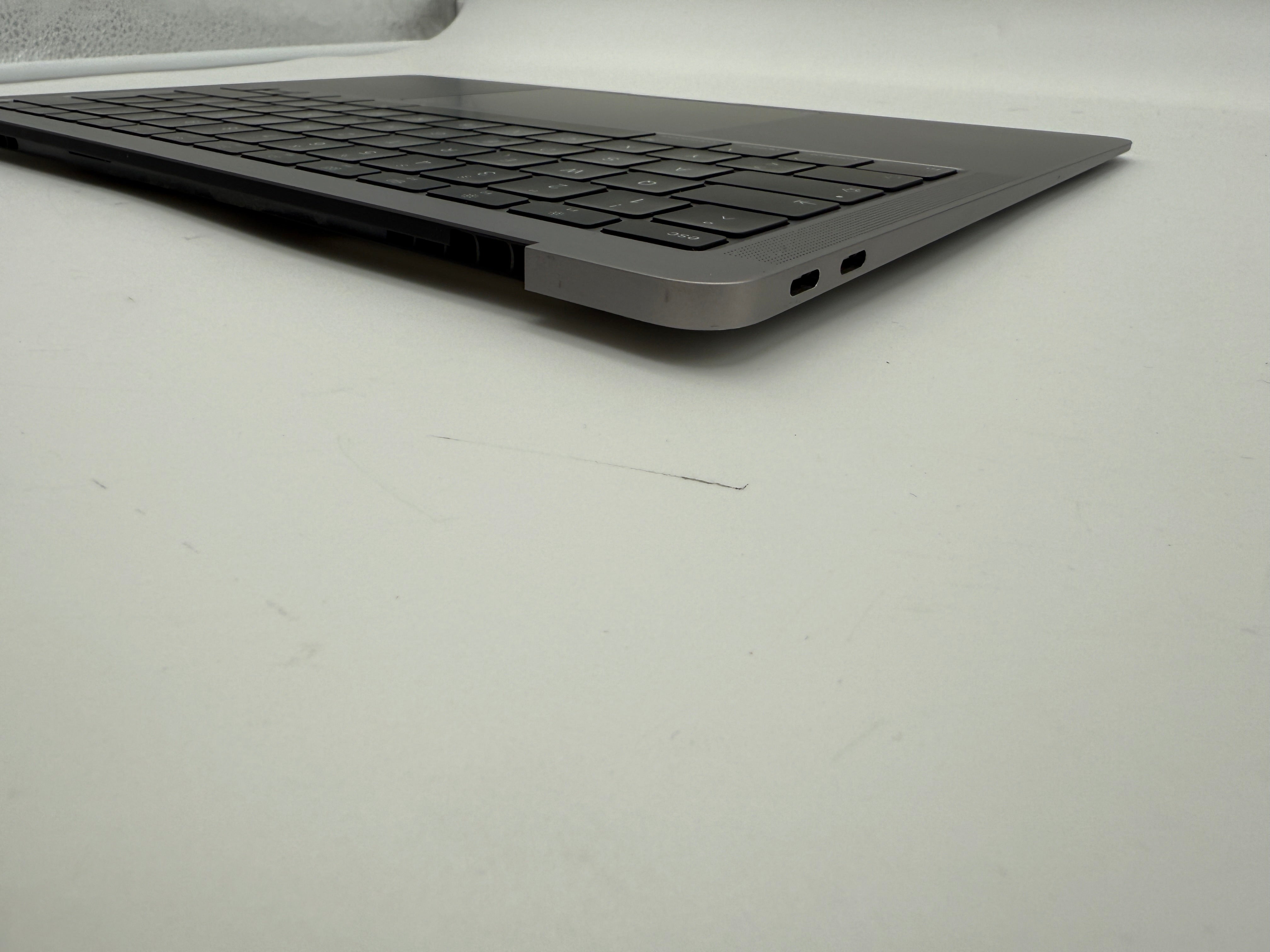 Macbook Air 13" 2018 2019 A1932 Topcase QWERTZ Trackpad Tastatur Grau #T822