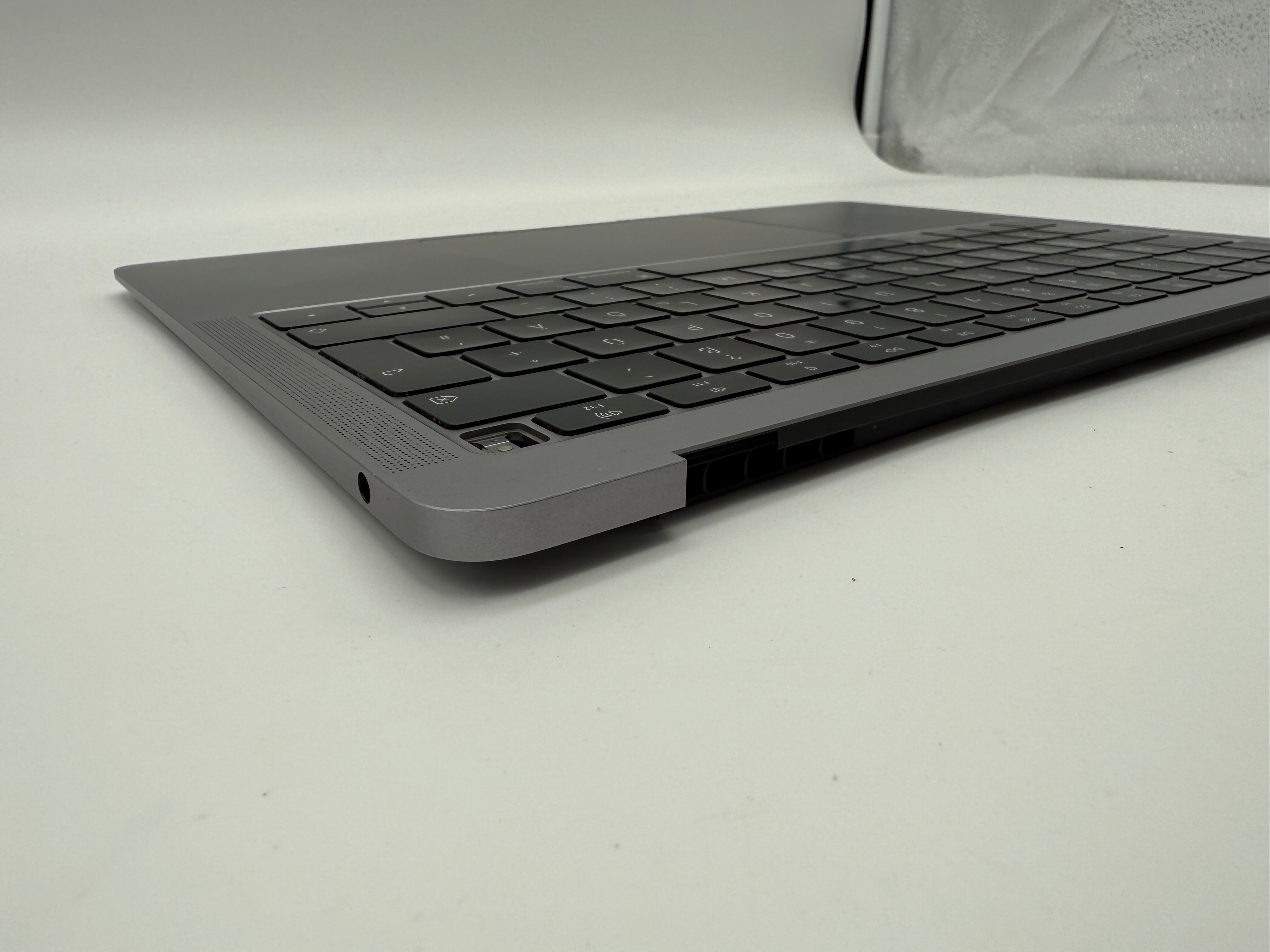Macbook Air 13" 2018 2019 A1932 Topcase QWERTZ Trackpad Tastatur Grau #T823