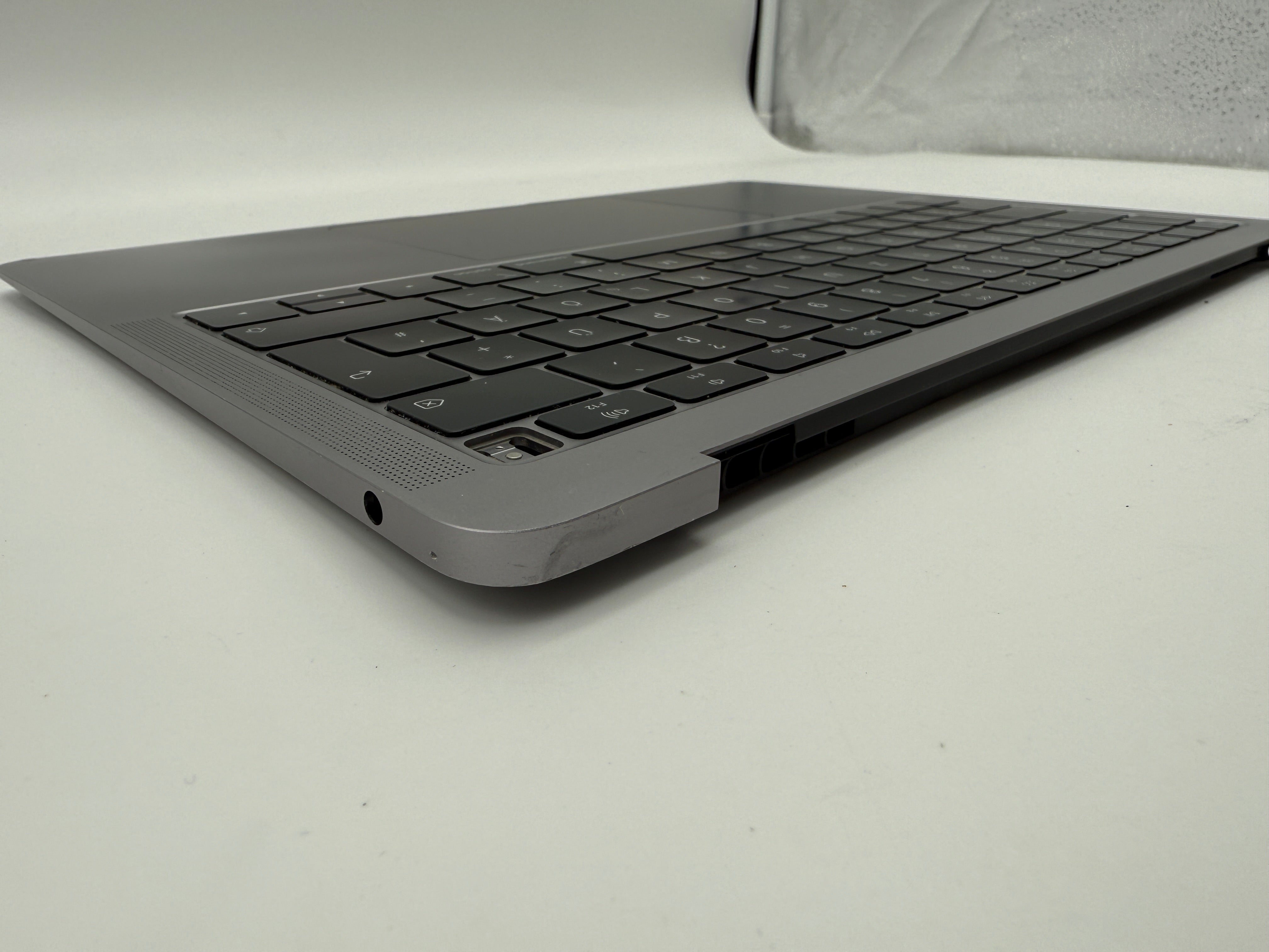 Macbook Air 13" 2018 2019 A1932 Topcase QWERTZ Trackpad Tastatur Grau #T826