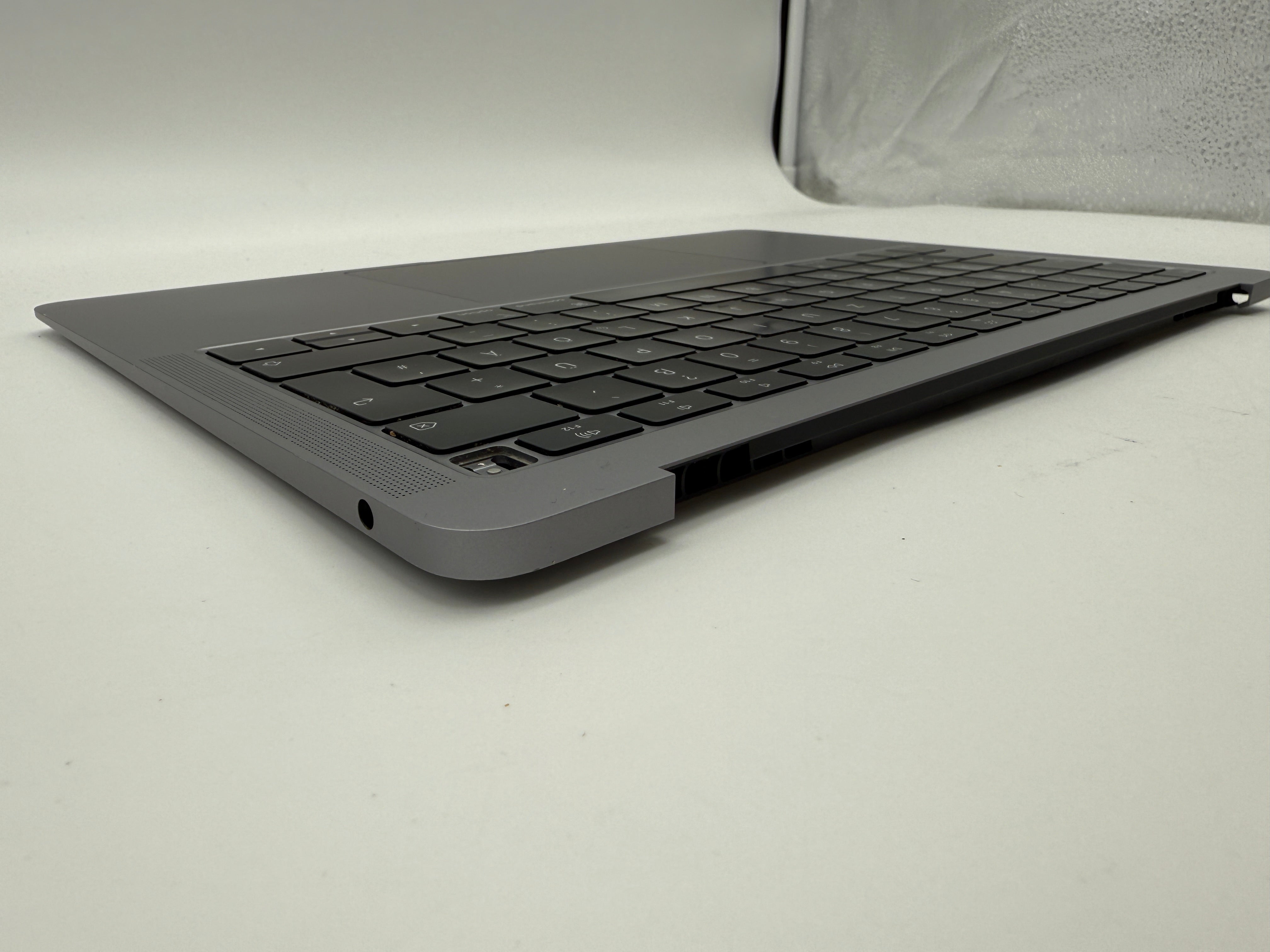 Macbook Air 13" 2018 2019 A1932 Topcase QWERTZ Trackpad Tastatur Grau #T831