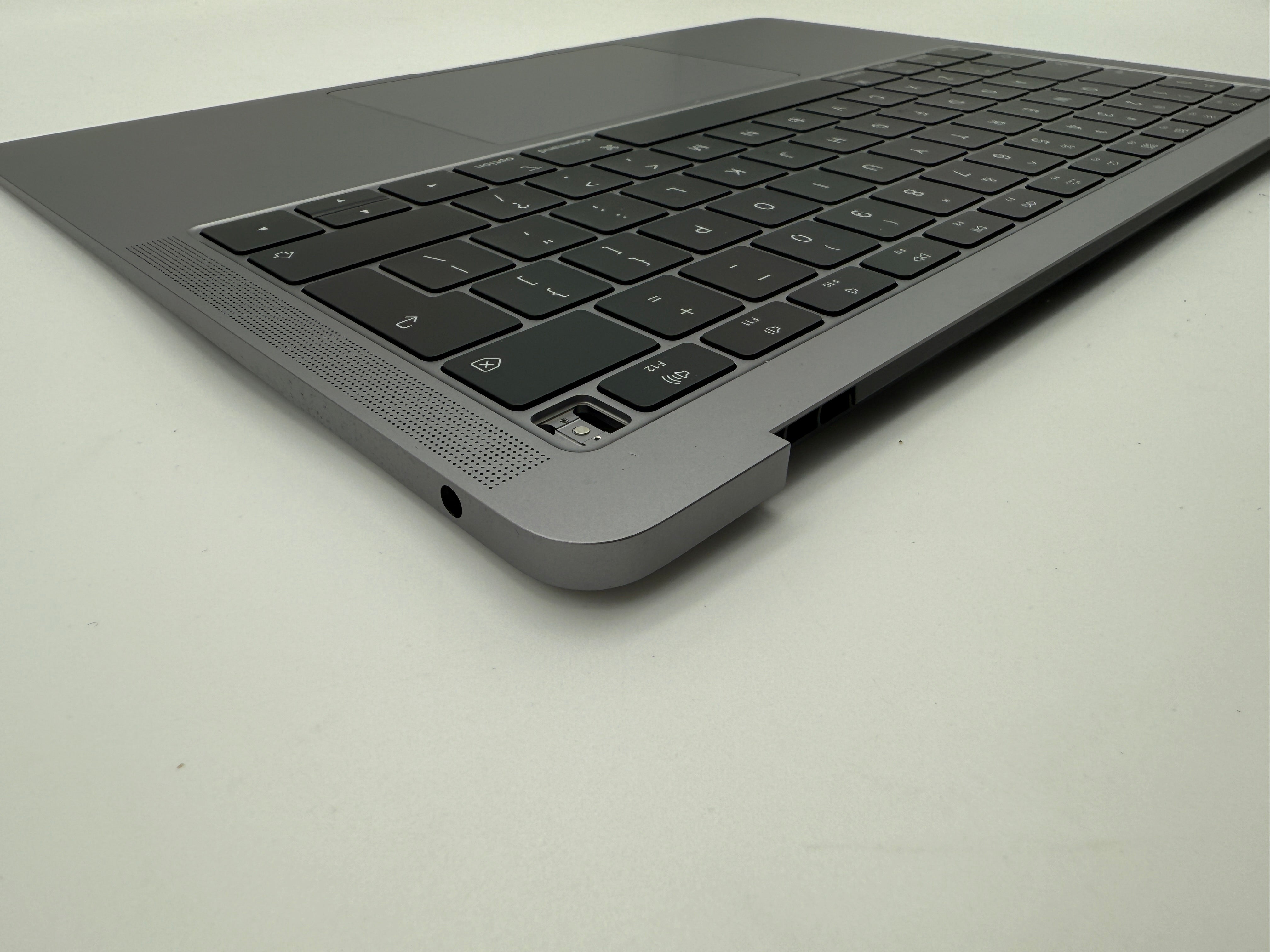 Macbook Air 13" 2018 2019 A1932 Topcase QWERTY Trackpad Tastatur Grau #T835