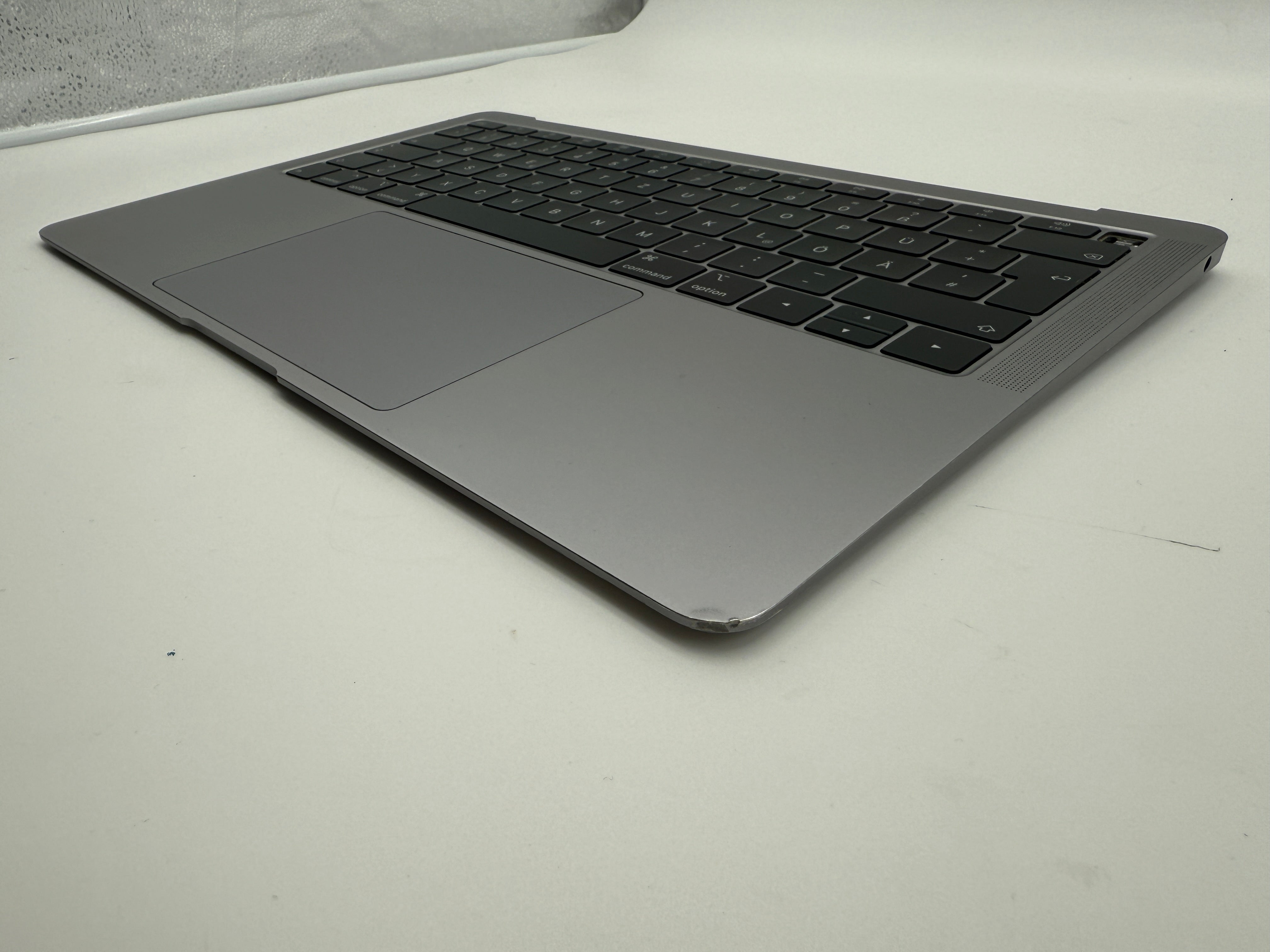 Macbook Air 13" 2018 2019 A1932 Topcase QWERTZ Trackpad Tastatur Grau #T837