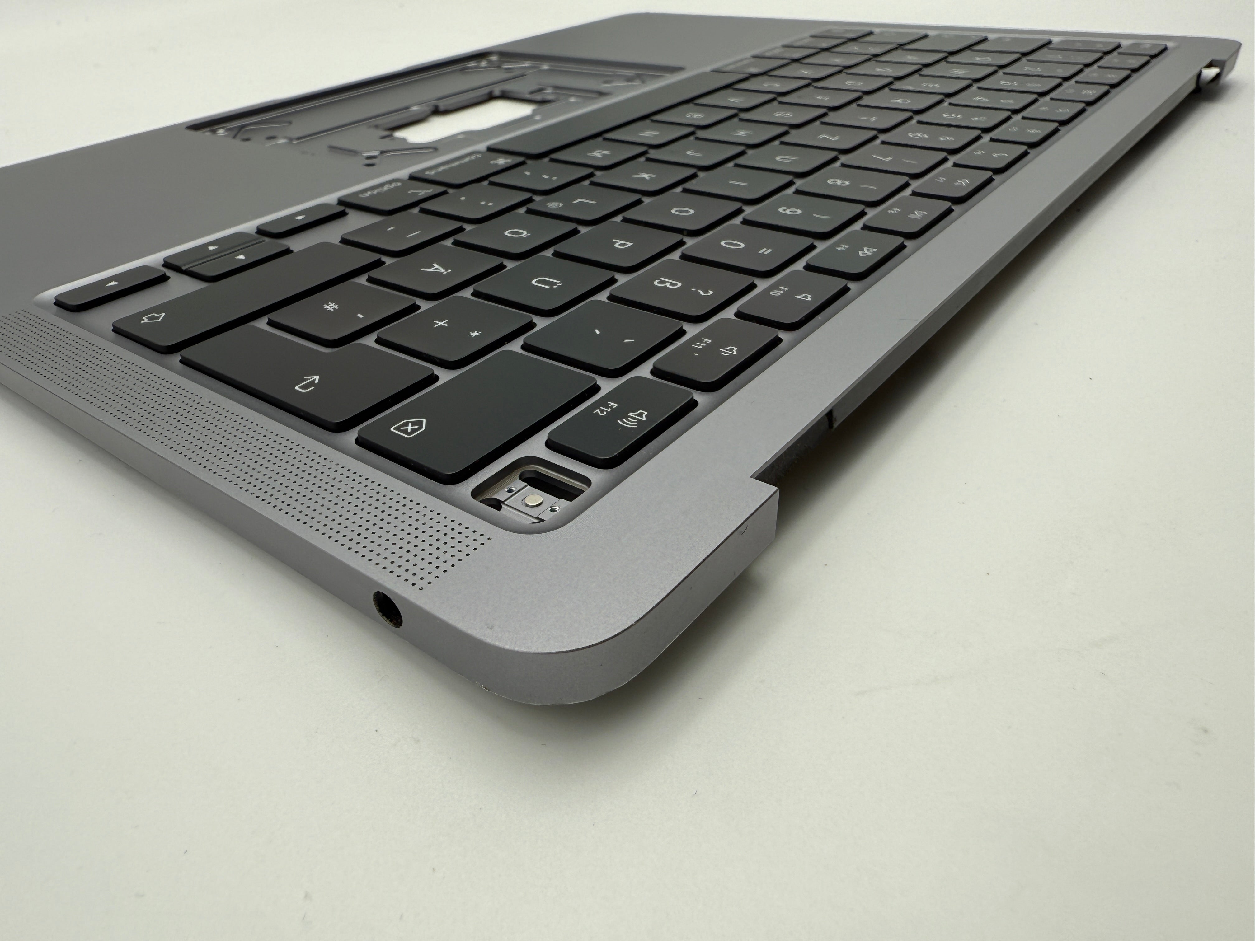 MacBook Air 13" 2020 A2337 Topcase QWERTZ Akku Tastatur Grau #T867