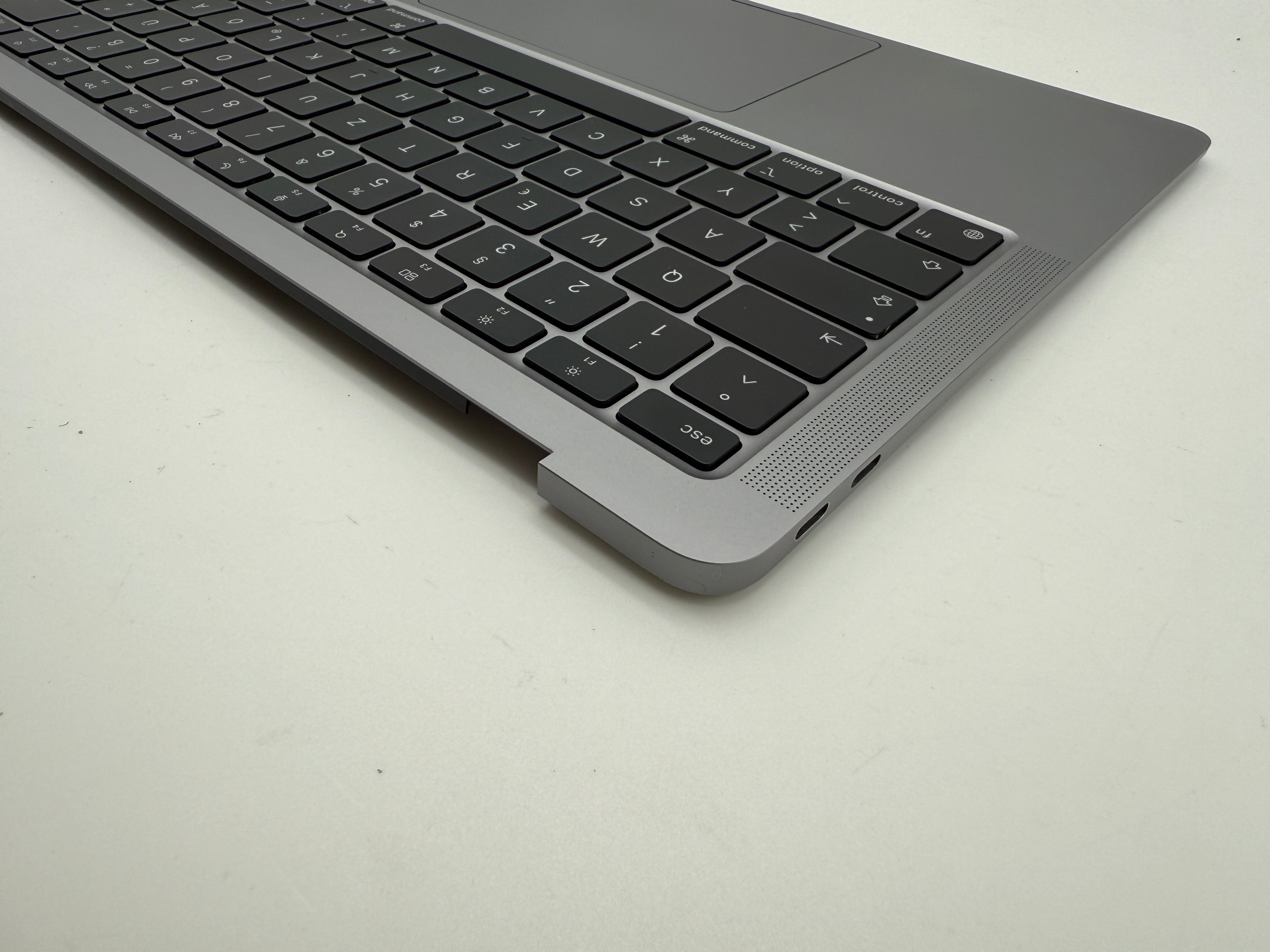 MacBook Air 13" 2020 A2337 Topcase QWERTZ Akku Tastatur Grau #T869