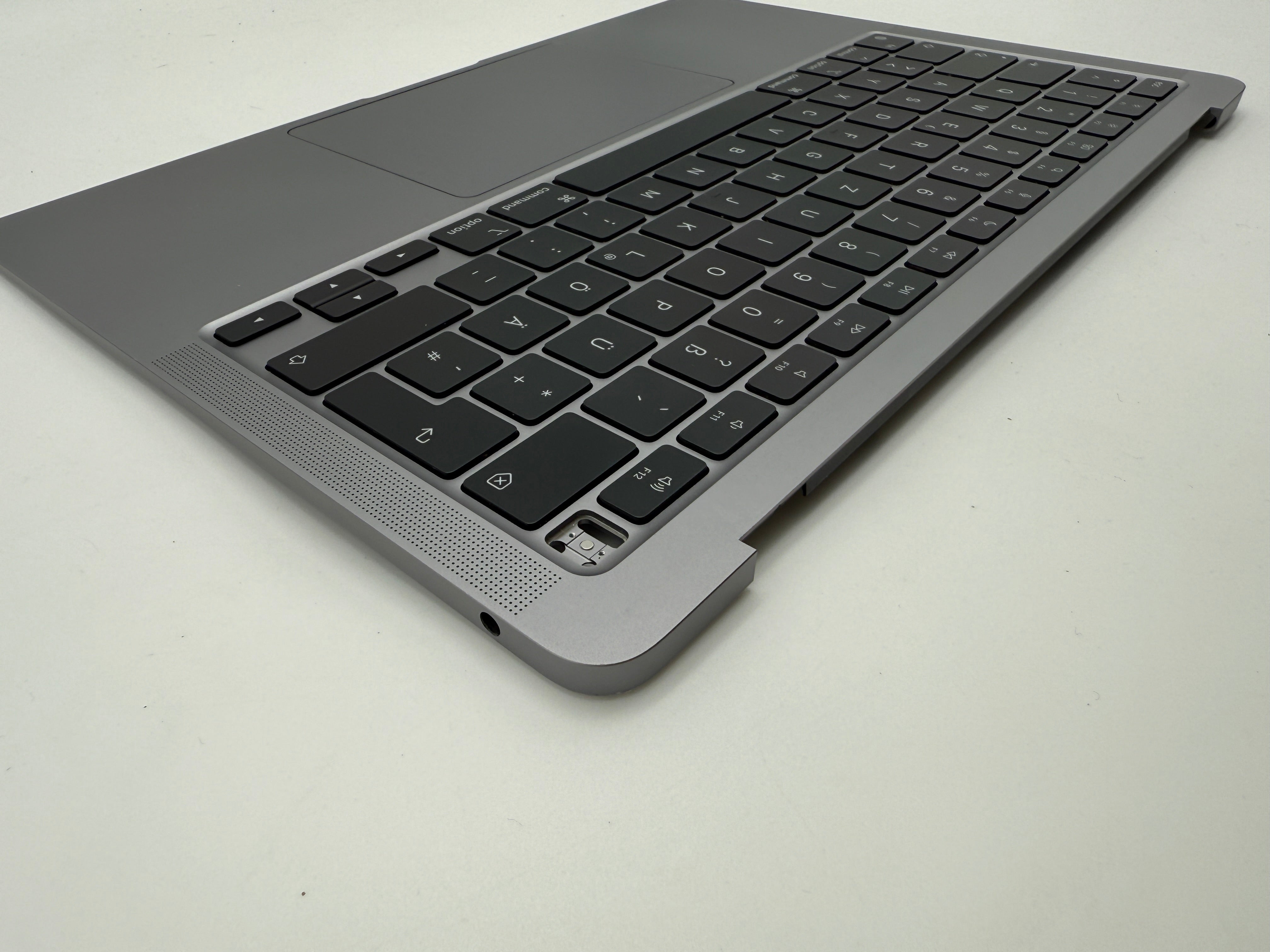MacBook Air 13" 2020 A2337 Topcase QWERTZ Akku Tastatur Grau #T869