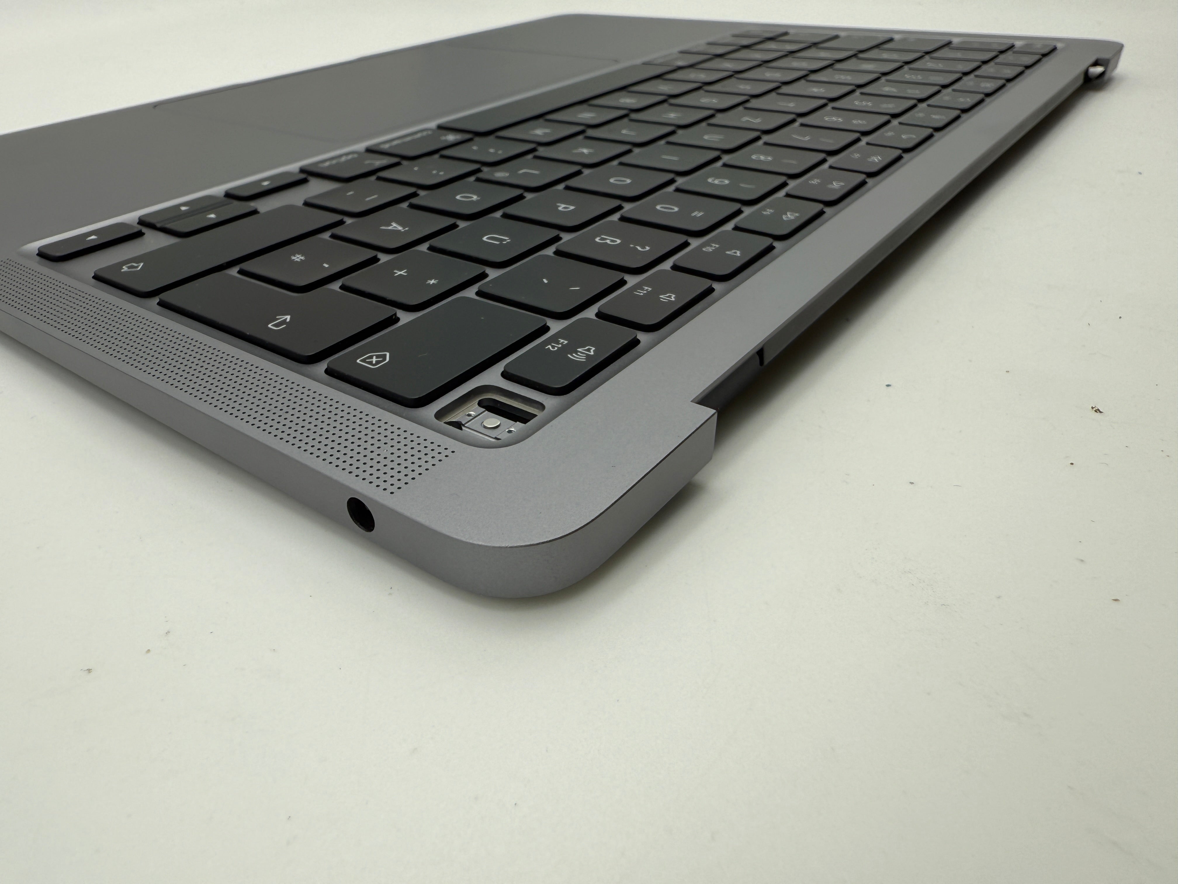MacBook Air 13" 2020 A2337 Topcase QWERTZ Akku Tastatur Grau #T879
