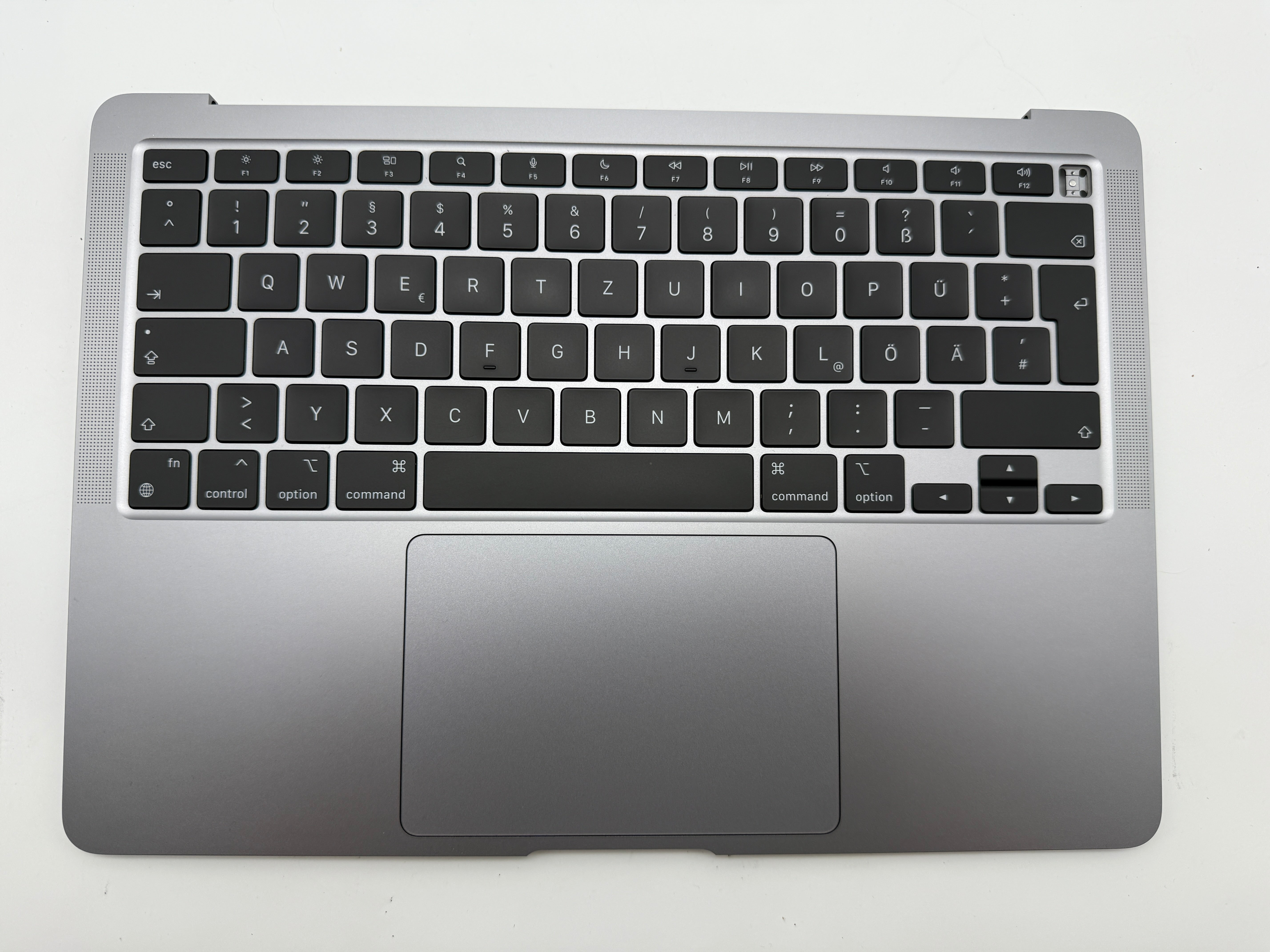 MacBook Air 13" 2020 A2337 Topcase QWERTZ Akku Tastatur Grau #T884