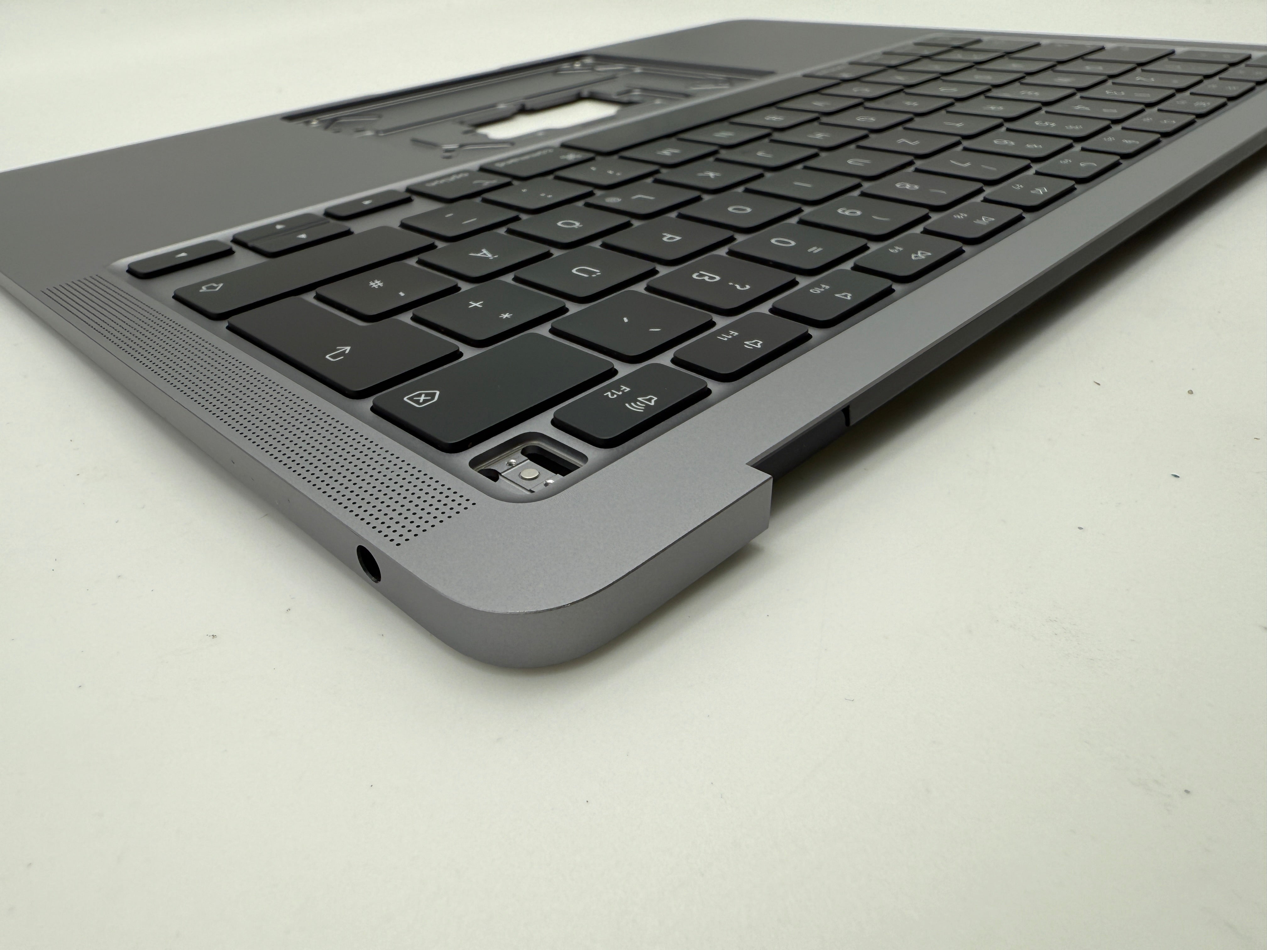 MacBook Air 13" 2020 A2337 Topcase QWERTZ Akku Tastatur Grau #T886