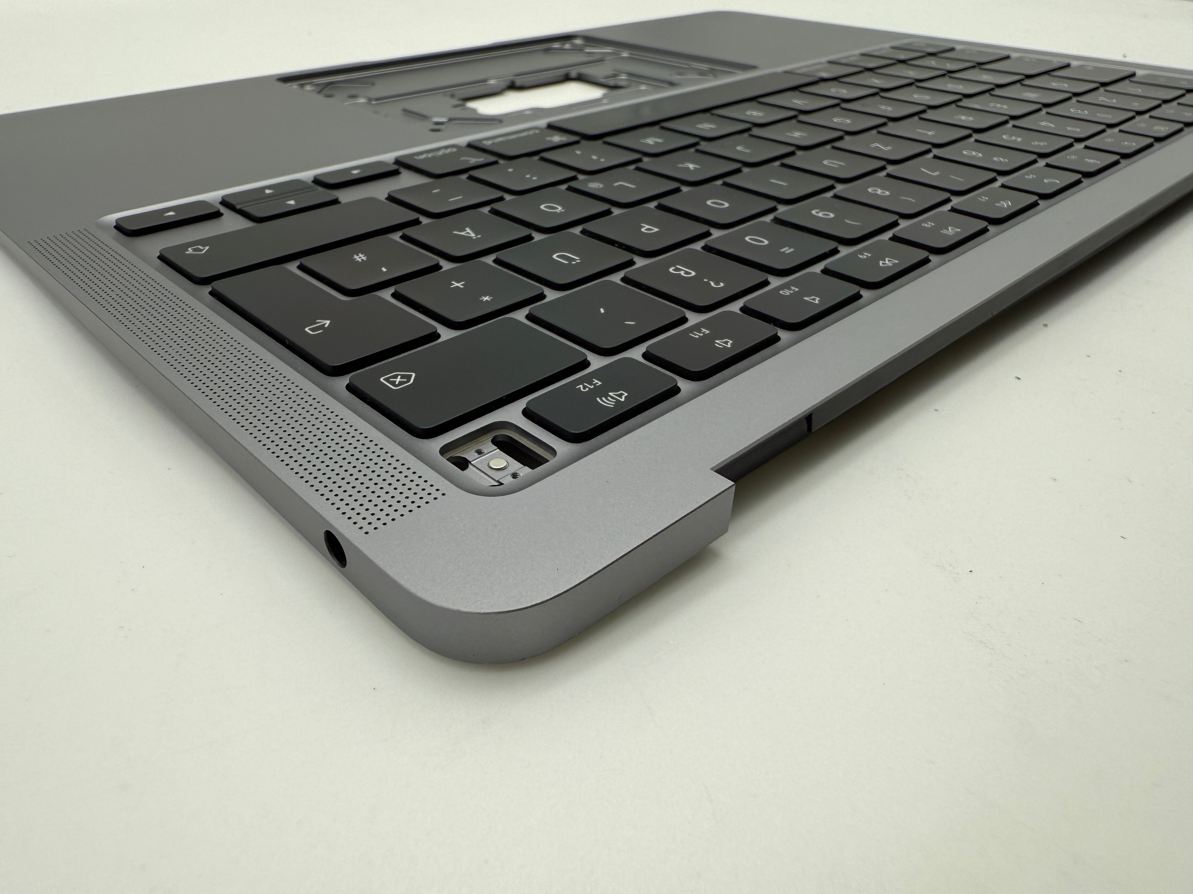 MacBook Air 13" 2020 A2337 Topcase QWERTZ Akku Tastatur Grau #T887