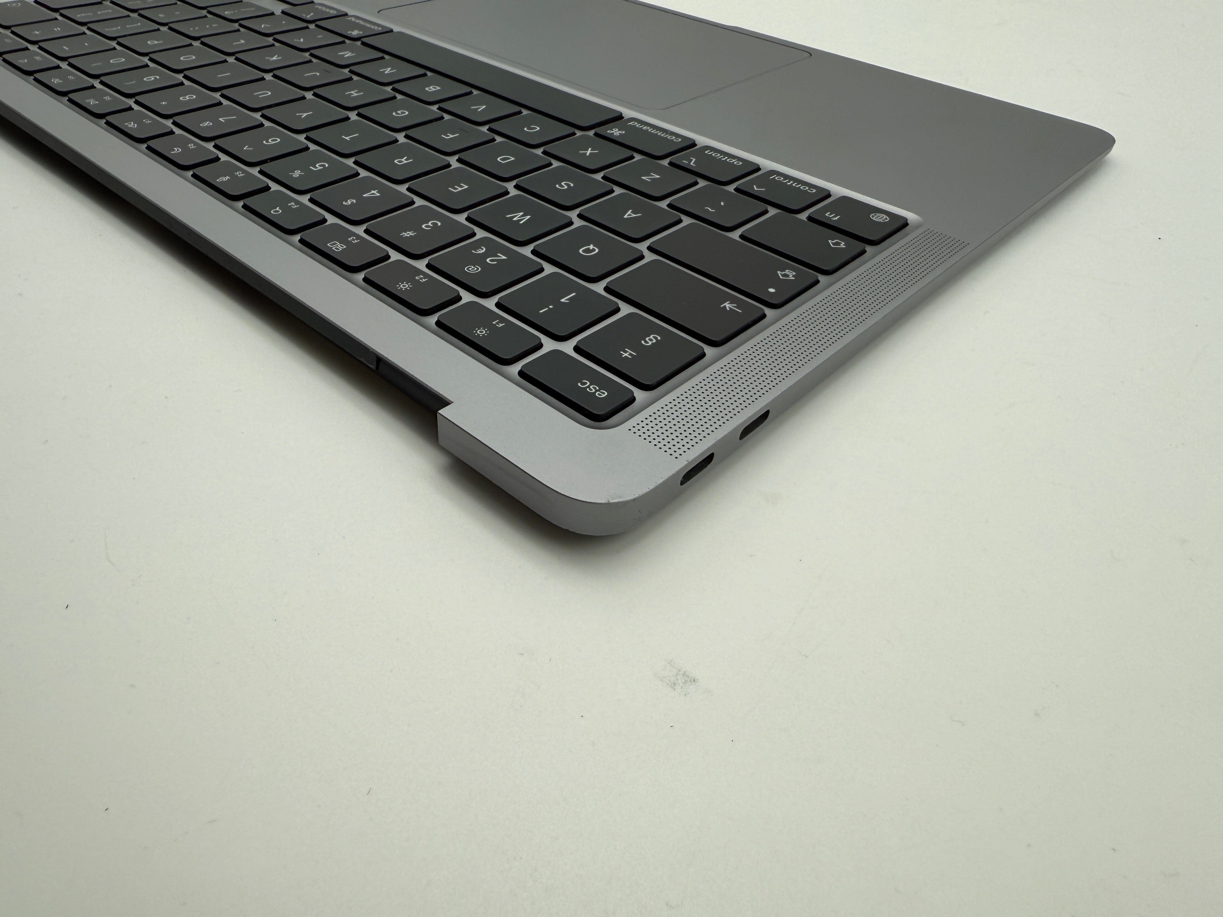 MacBook Air 13" 2020 A2337 Topcase QWERTY UK Trackpad Tastatur Grau #T891