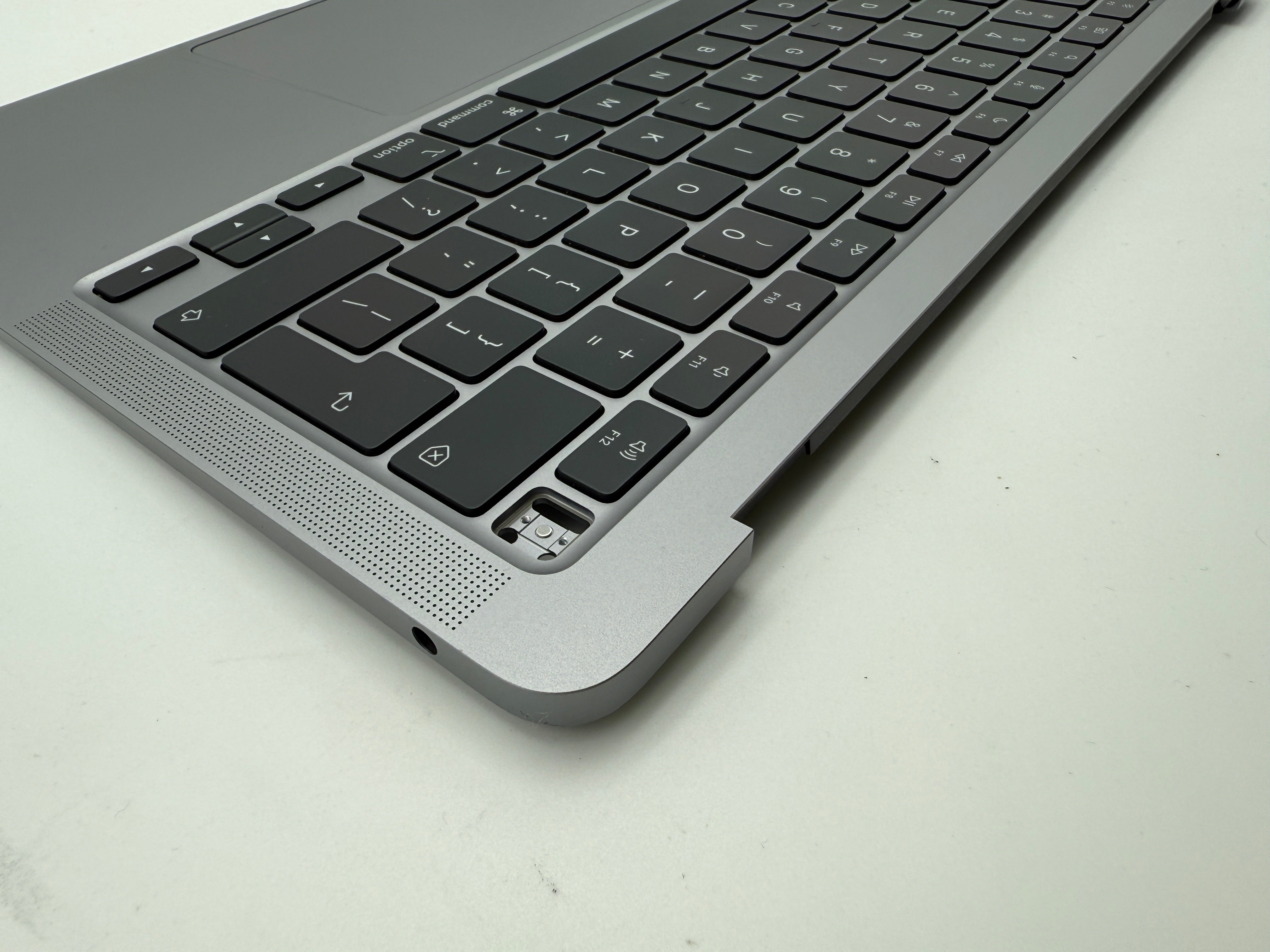 MacBook Air 13" 2020 A2337 Topcase QWERTY UK Trackpad Tastatur Grau #T891