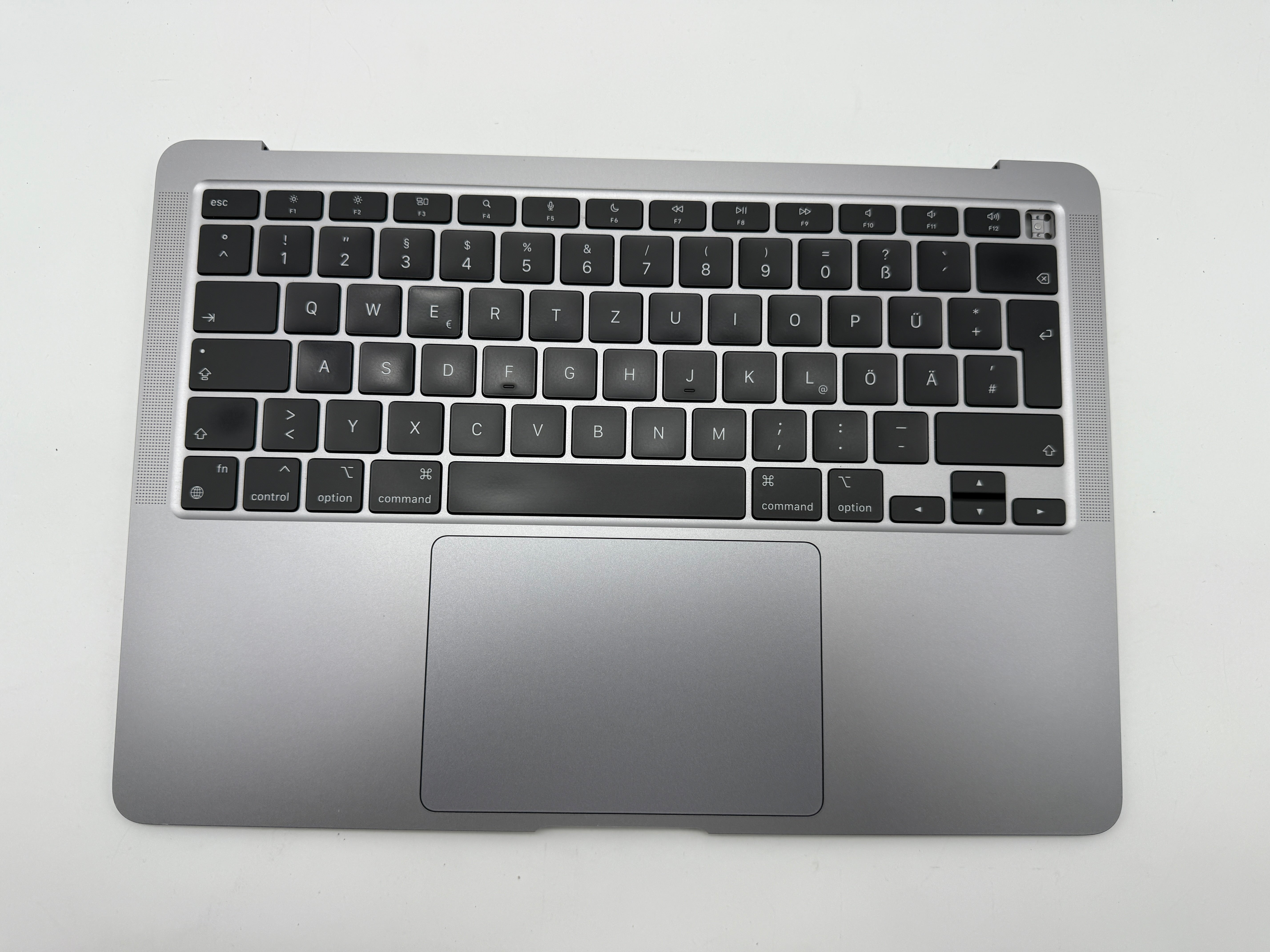 MacBook Air 13" 2020 A2337 Topcase QWERTZ Trackpad Tastatur Grau #T892