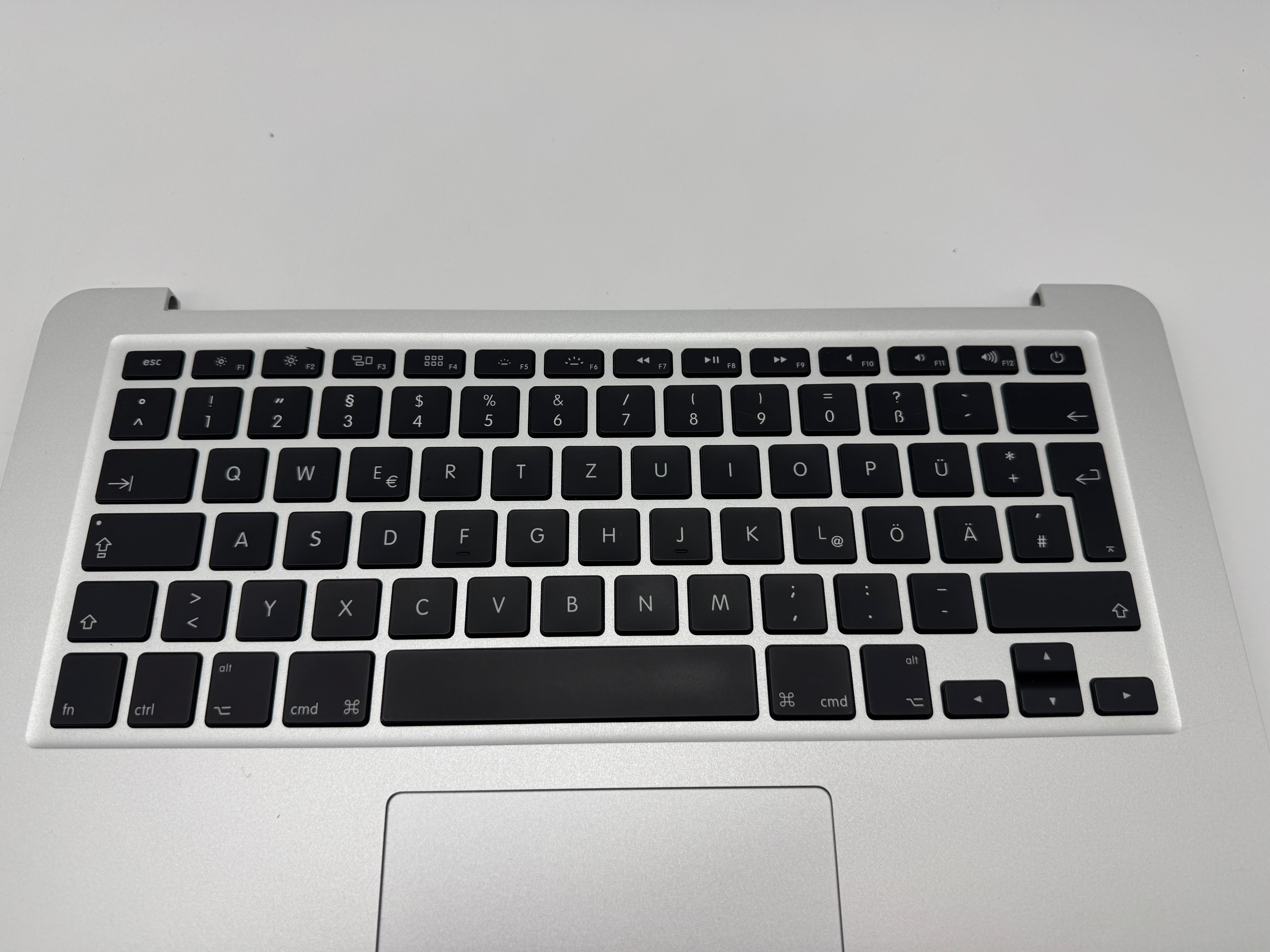 MacBook Air 13" A1466 Mid 2012 Topcase QWERTZ Trackpad Tastatur Grau #T335