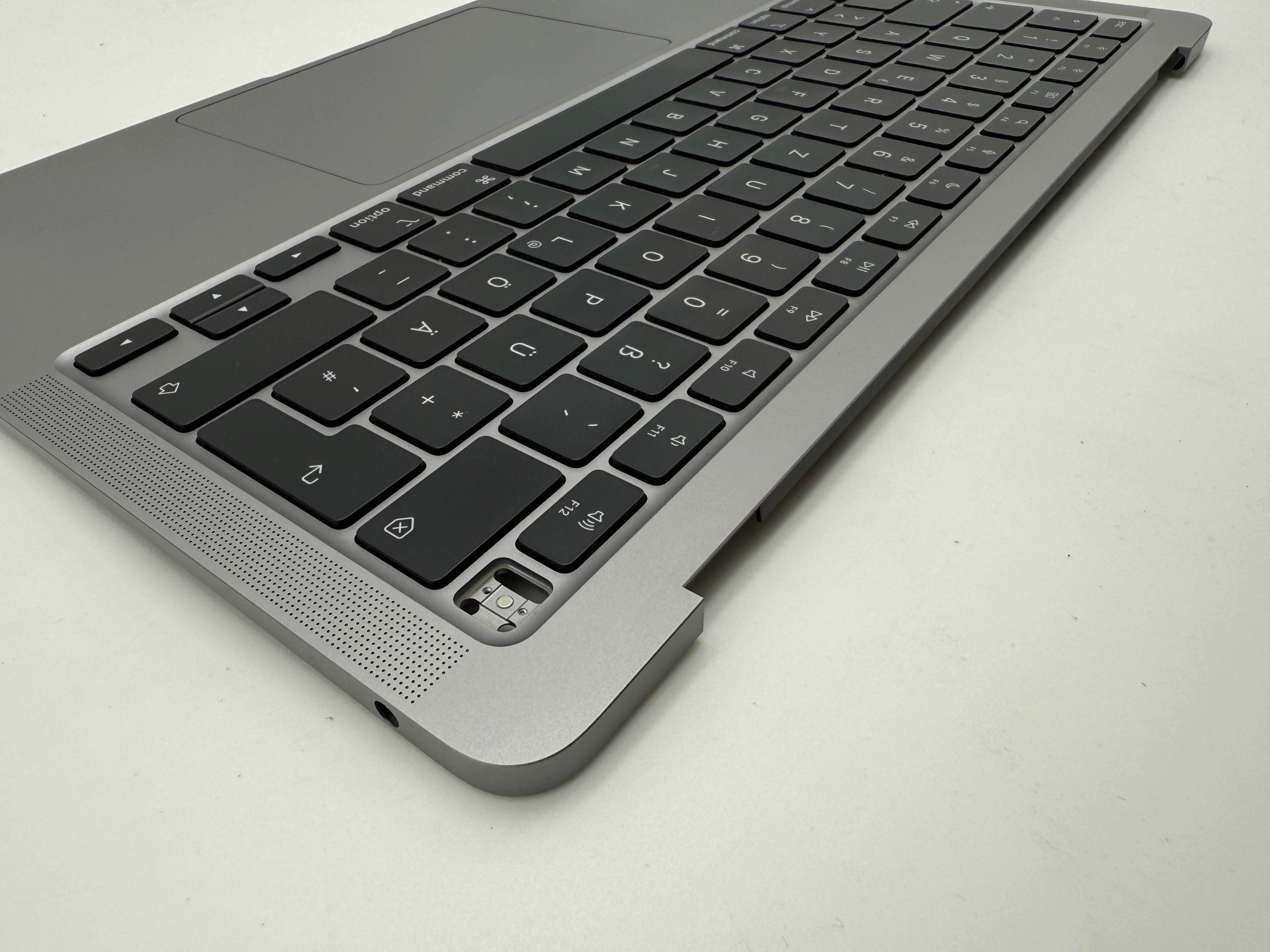 MacBook Air 13" 2020 A2337 Topcase QWERTZ Trackpad Tastatur Grau #T892
