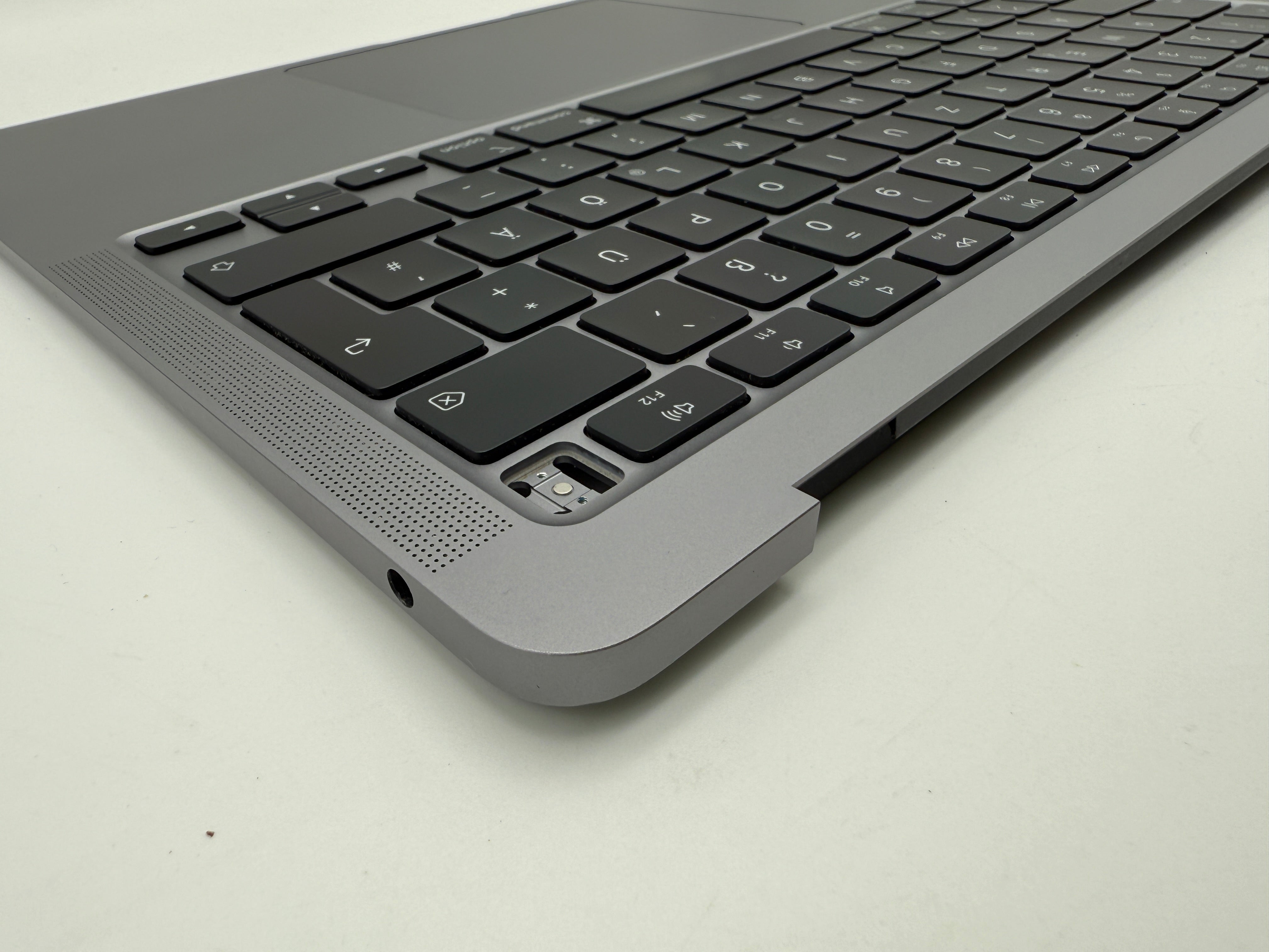 MacBook Air 13" 2020 A2337 Topcase QWERTZ Trackpad Tastatur Grau #T894