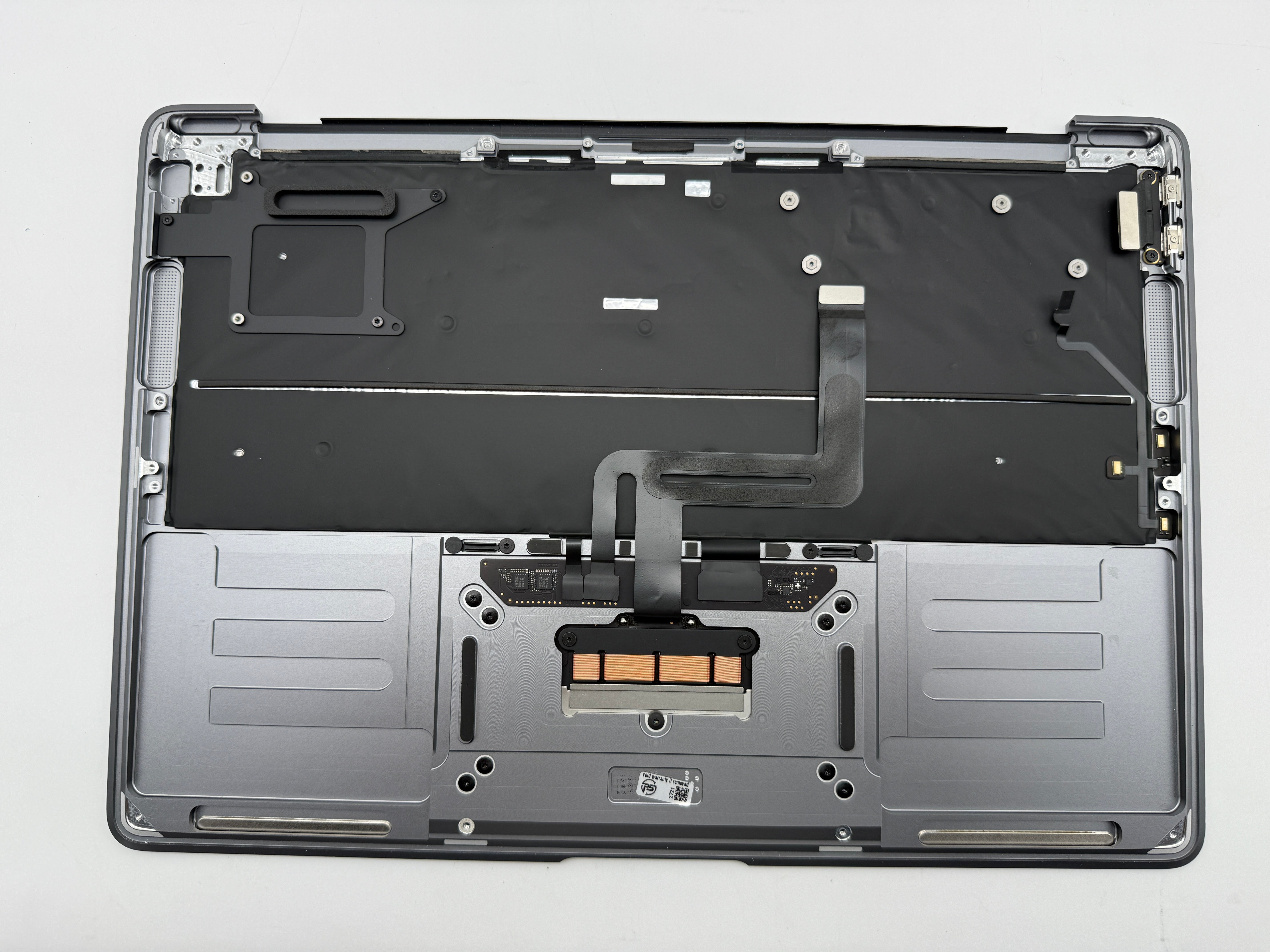 MacBook Air 13" 2020 A2337 Topcase QWERTZ Trackpad Tastatur Grau #T901
