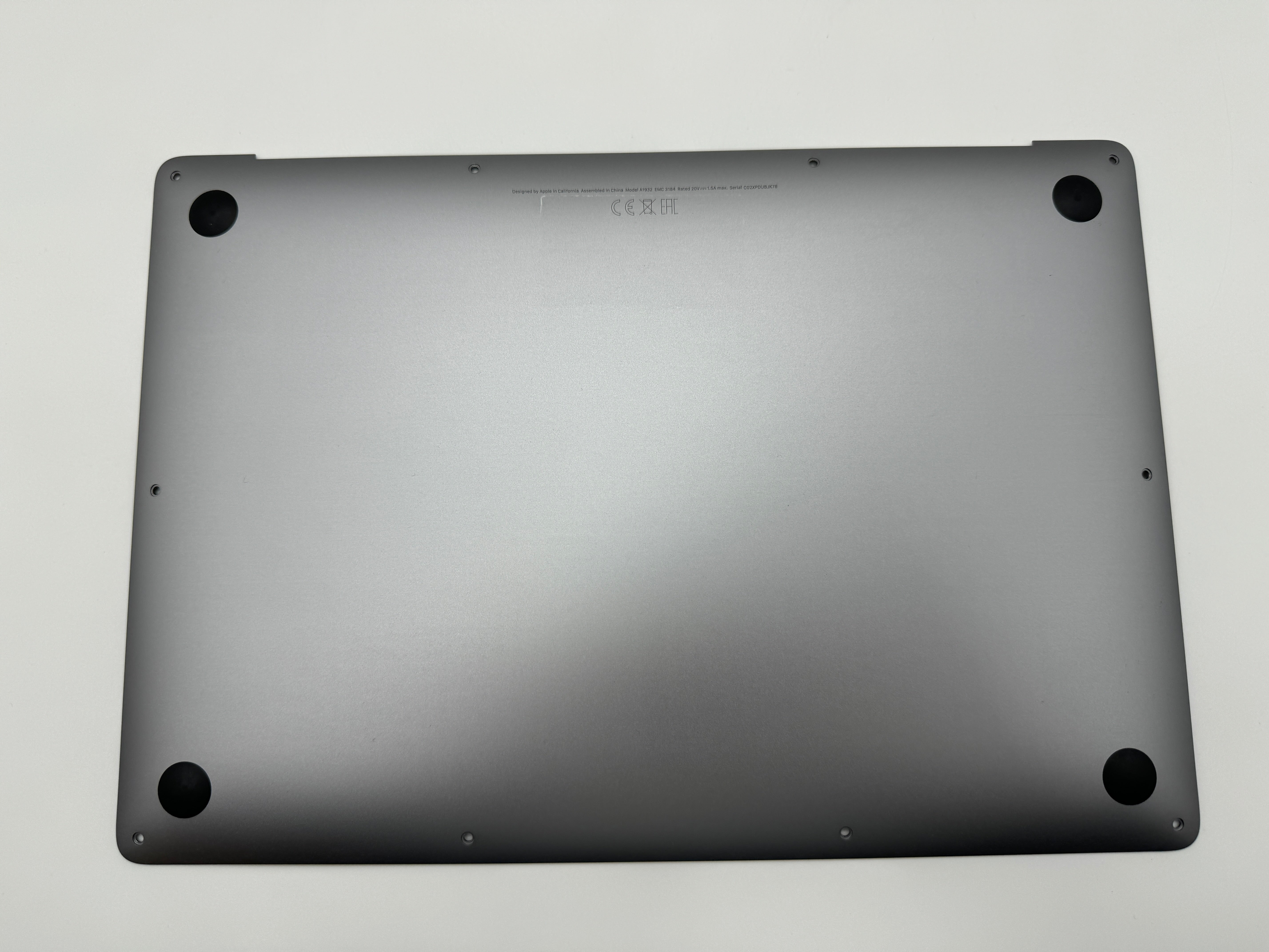 Macbook Air 13" A1932 2018 2019 Grau Silber Gold Bodenplatte Bottom Case