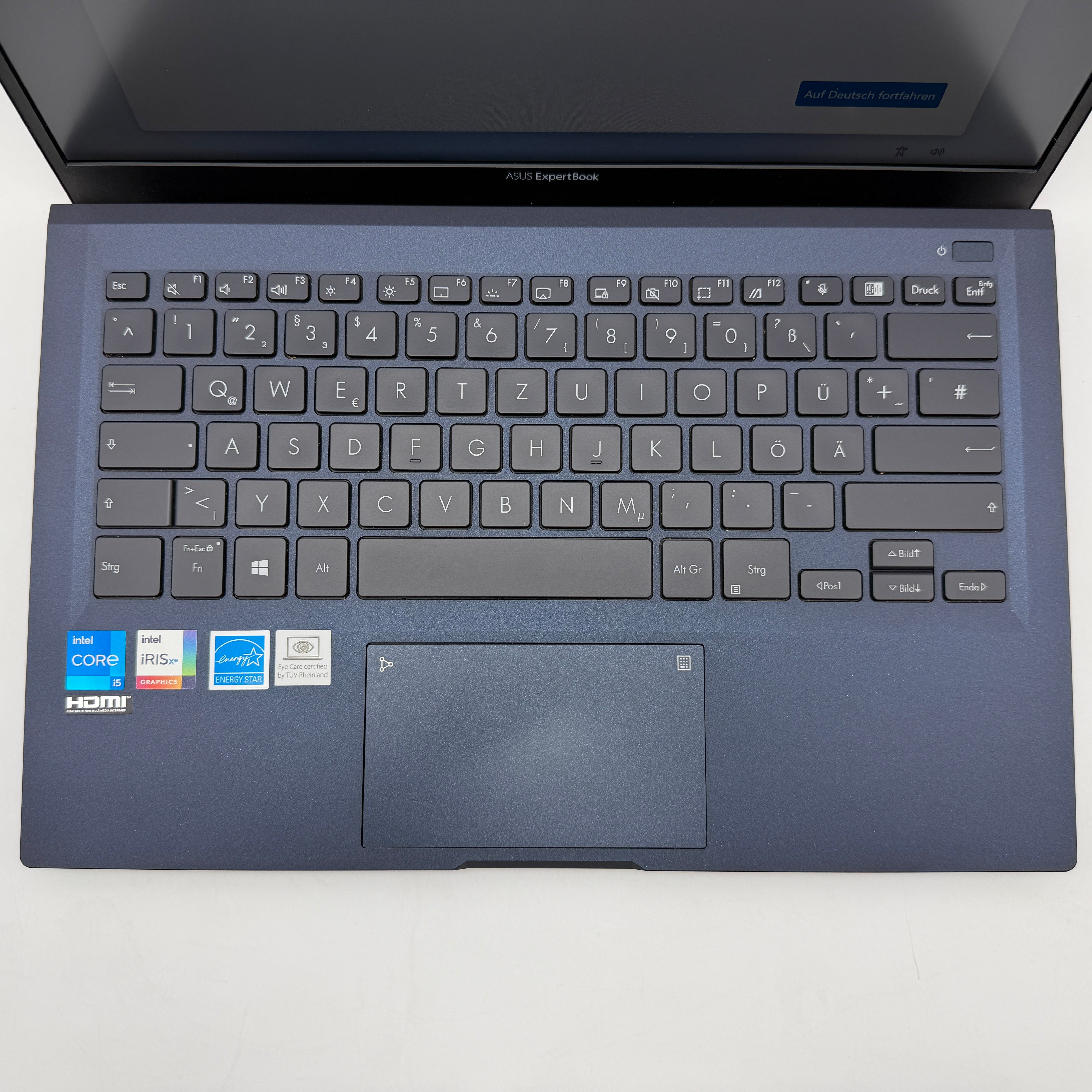 Asus Expertbook i5-1135G7 2,4GHz 8GB 512GB Blau MwSt. #PSW181 B1400CFAE