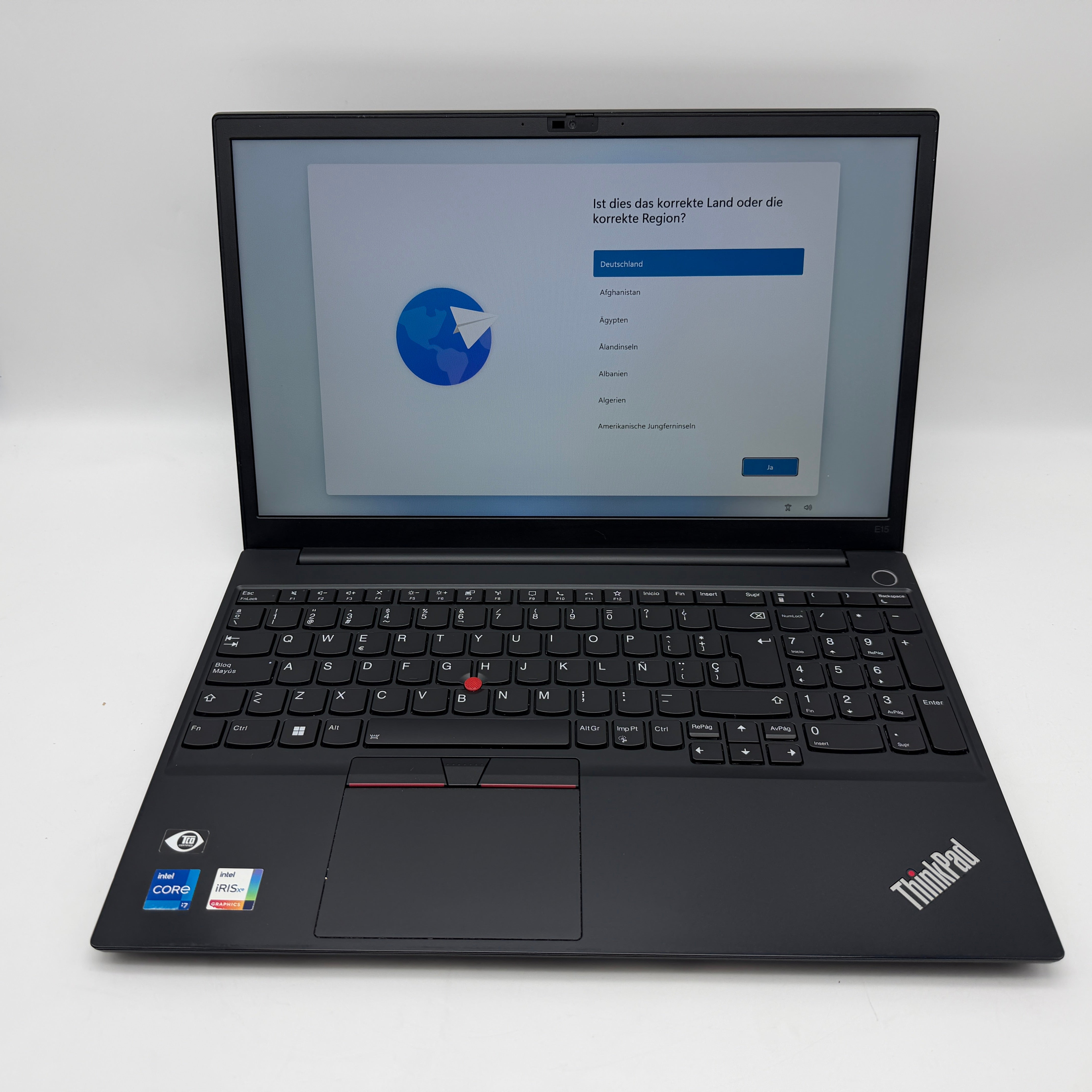 Lenovo Thinkpad E15 G4 Notebook i7-1255U 1,7 GHz 16GB 512GB SSD Spanisch MwSt.