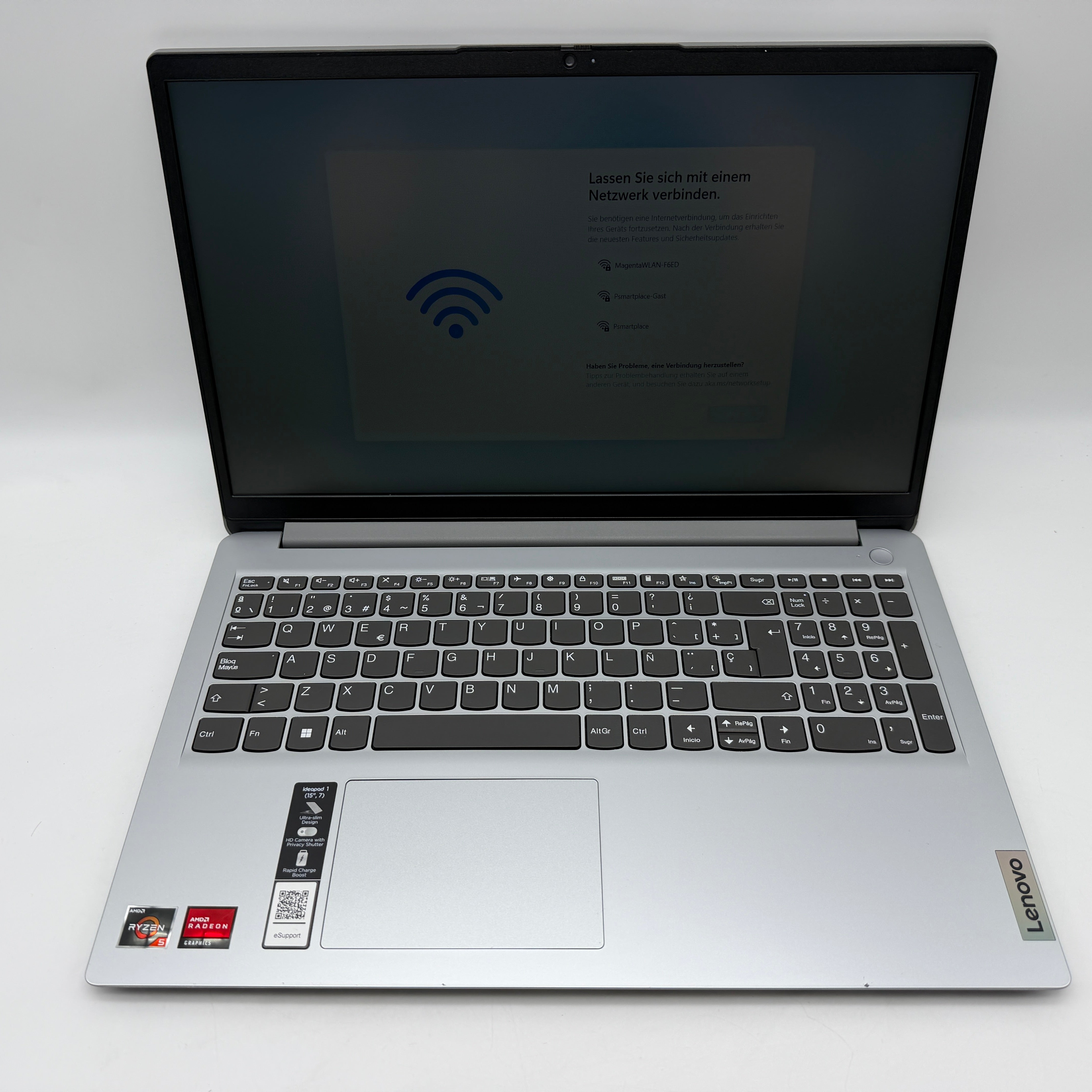 Lenovo IdeaPad 1 15ADA7 15" Ryzen 5 3500U 8GB 512GB QWERTY Spanisch MwSt. #PSW211