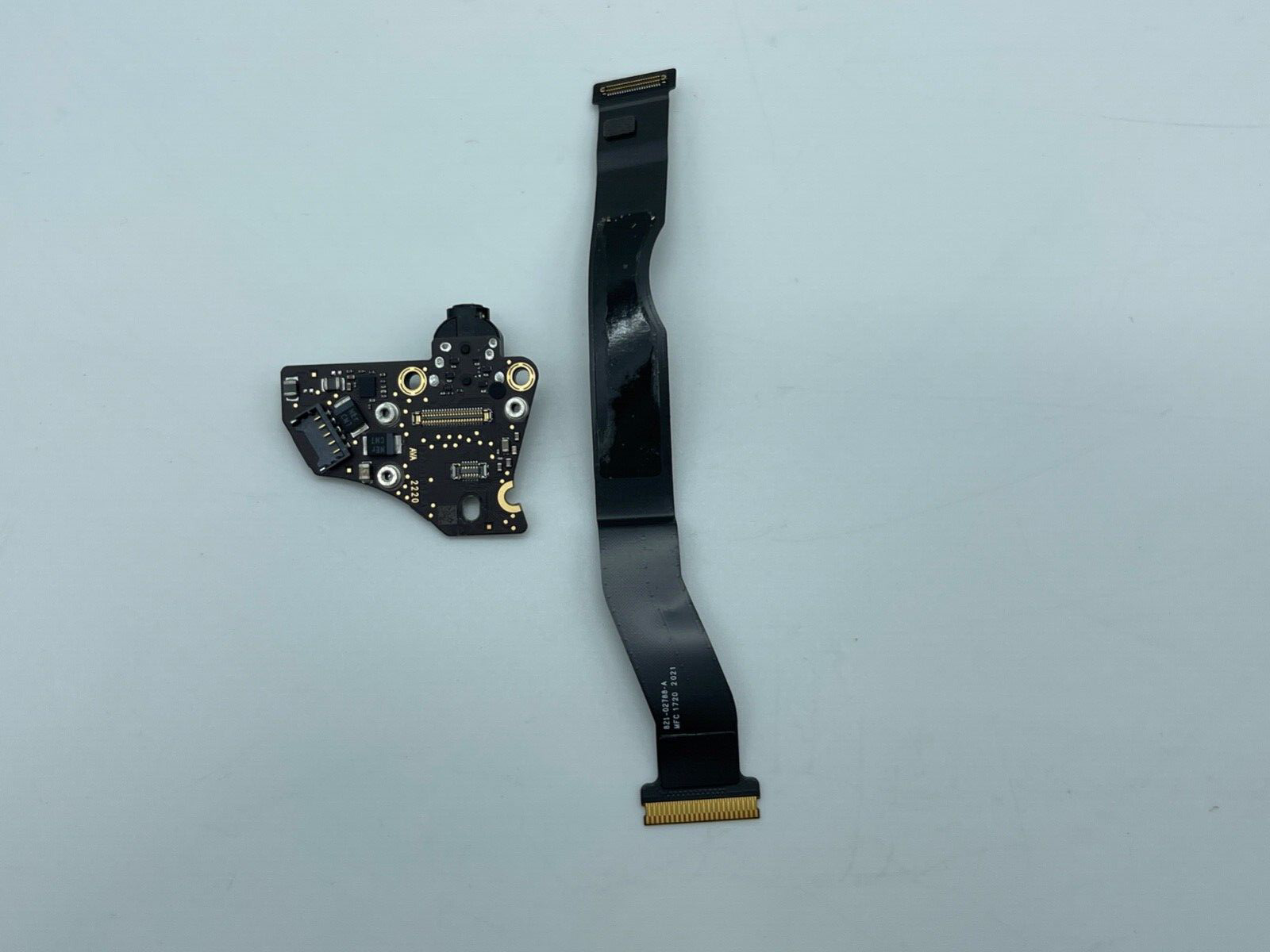 Original Apple MacBook Air 13 Audioboard Buchse A2179 2020 820-01992 Grau Weiß