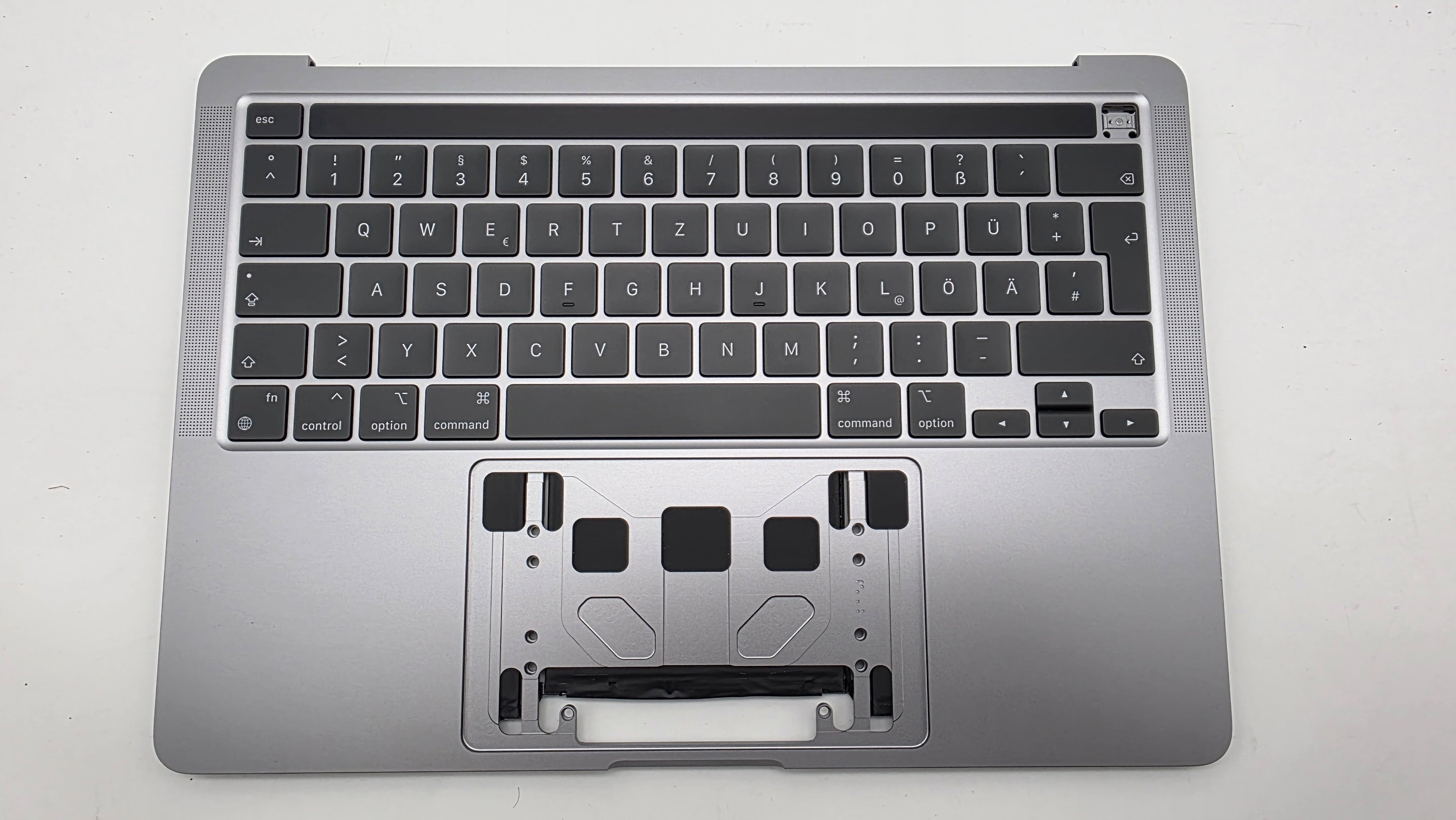 Macbook Pro 13" 2020 2022 A2338 Topcase QWERTZ Spacegrau Grau #T909