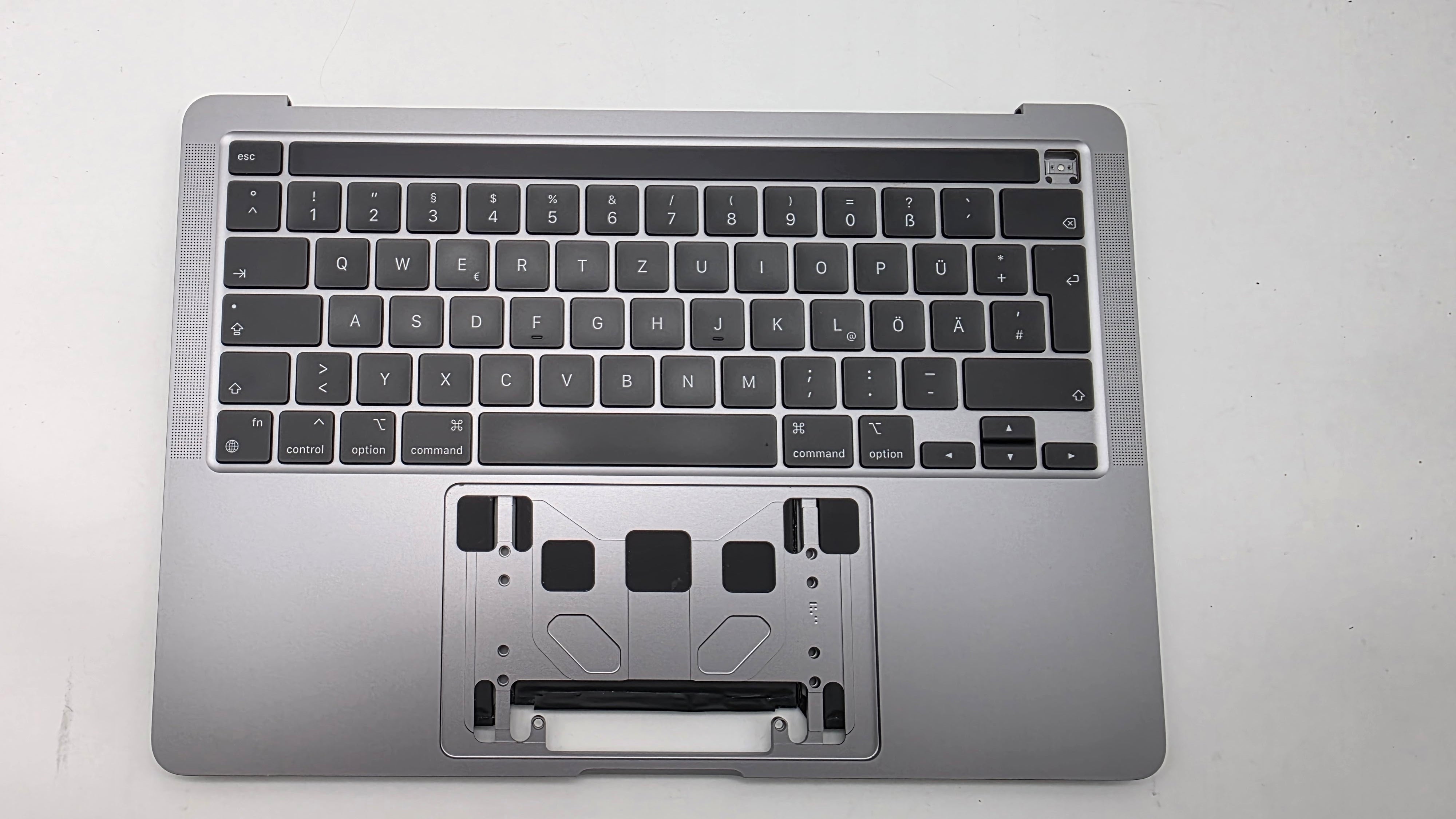 Macbook Pro 13" 2020 2022 A2338 Topcase QWERTZ Spacegrau Grau #T910