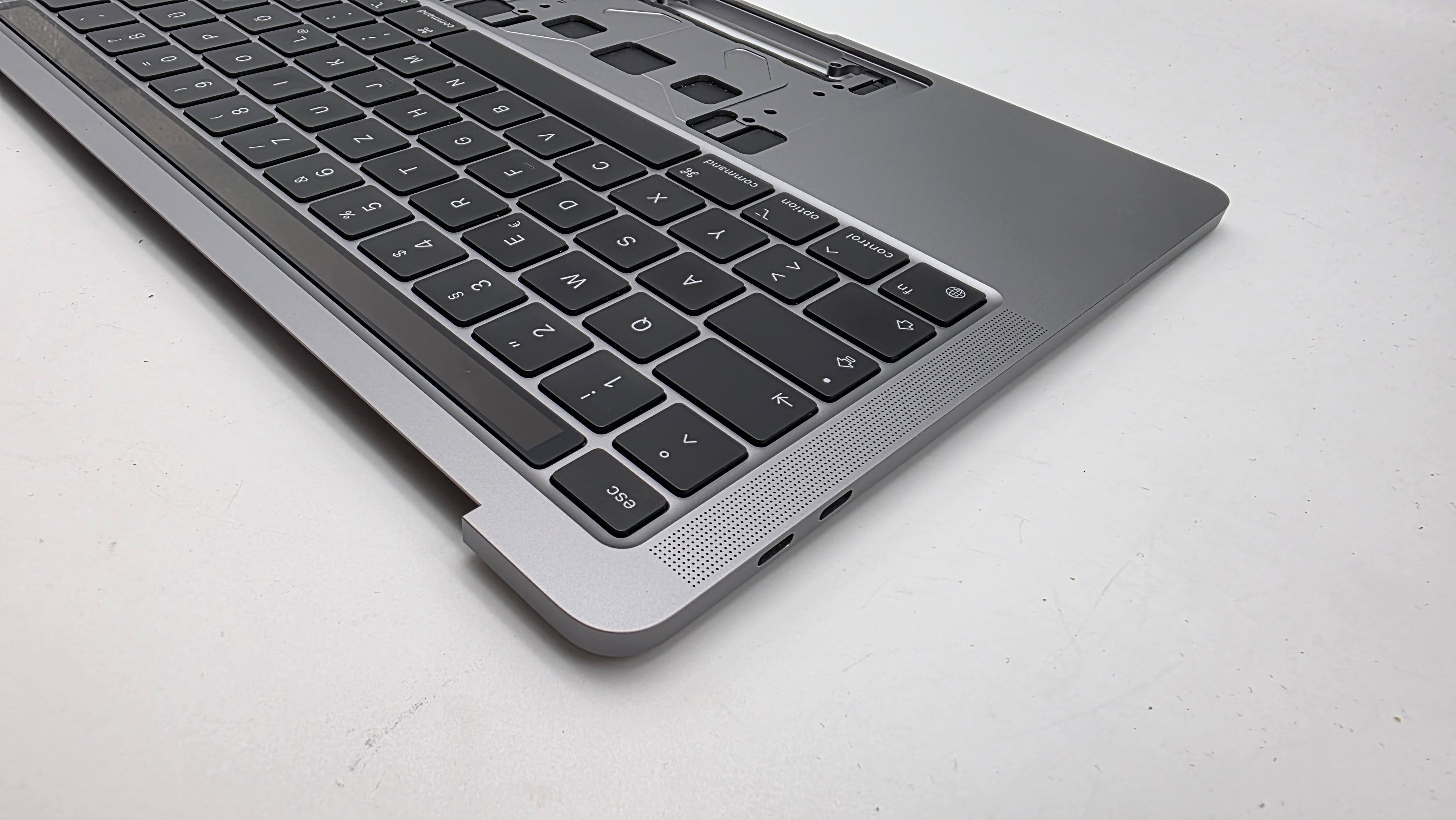 Macbook Pro 13" 2020 2022 A2338 Topcase QWERTZ Spacegrau Grau #T912