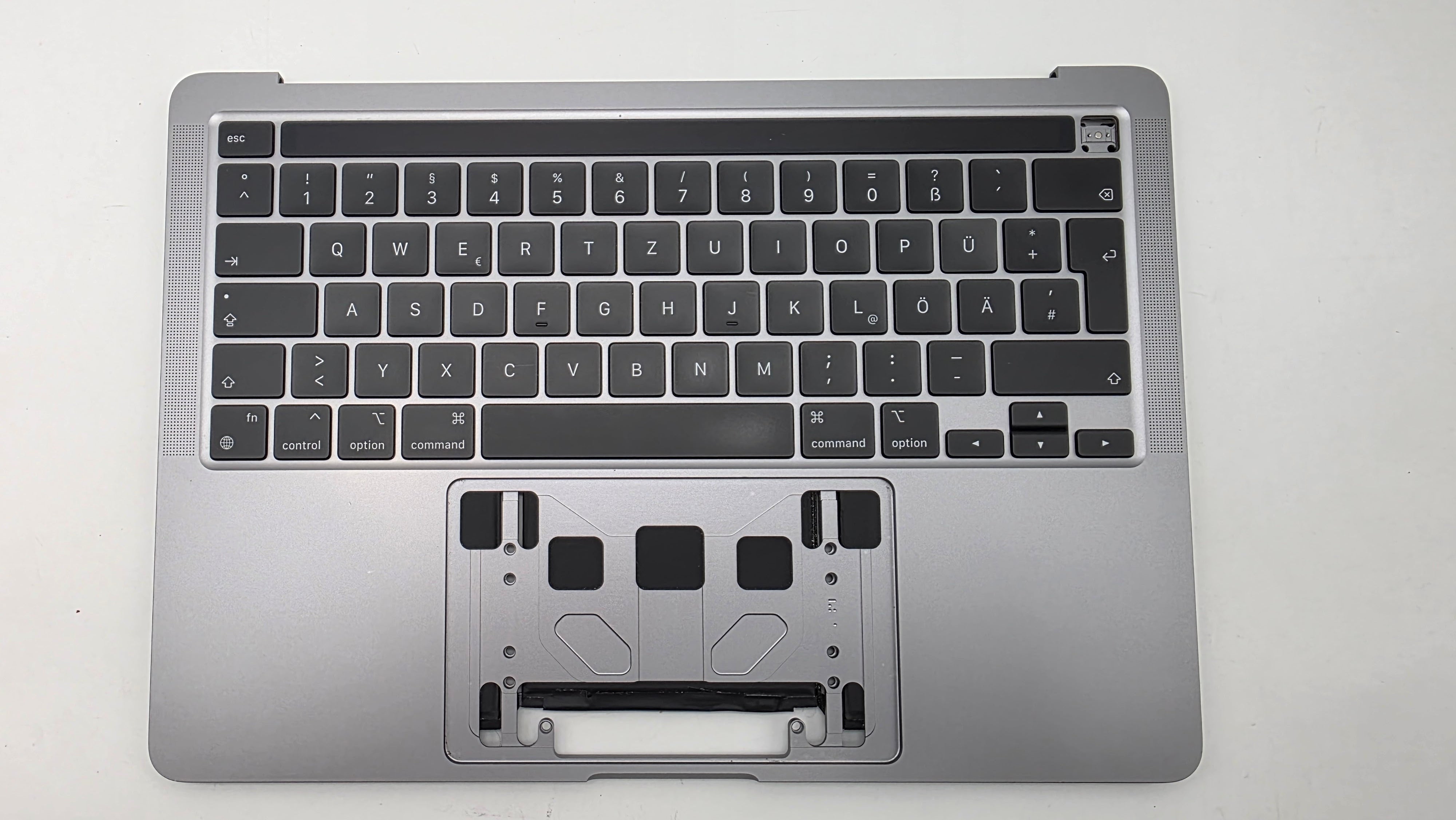 Macbook Pro 13" 2020 2022 A2338 Topcase QWERTZ Spacegrau Grau #T920