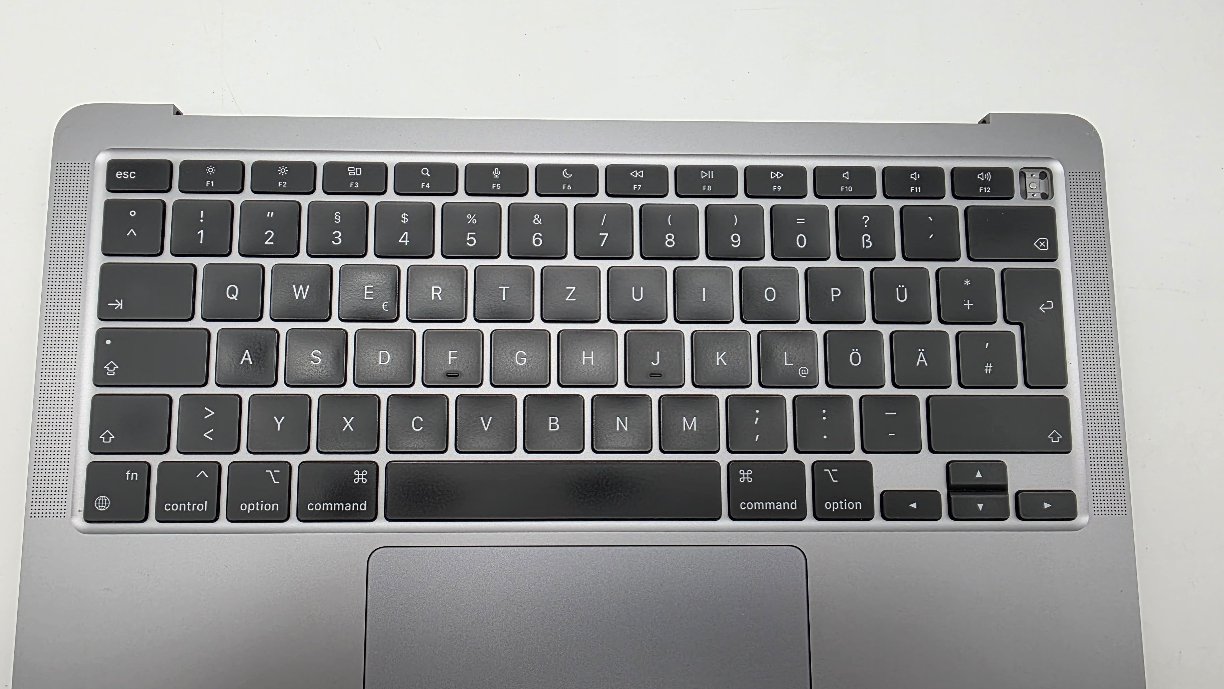 MacBook Air 13" 2020 A2337 Topcase QWERTZ Trackpad Tastatur Grau #T913
