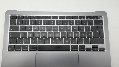 MacBook Air 13" 2020 A2337 Topcase QWERTZ Trackpad Tastatur Grau #T913