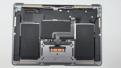 MacBook Air 13" 2020 A2337 Topcase QWERTZ Trackpad Tastatur Grau #T913