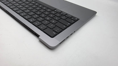 Macbook Pro 14" 2021 A2442 Topcase QWERTZ Tastatur Spacegrau #T914