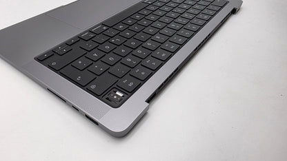 Macbook Pro 14" 2021 A2442 Topcase QWERTZ Tastatur Spacegrau #T914