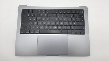 Macbook Pro 14" 2021 A2442 Topcase QWERTZ Tastatur Spacegrau #T915
