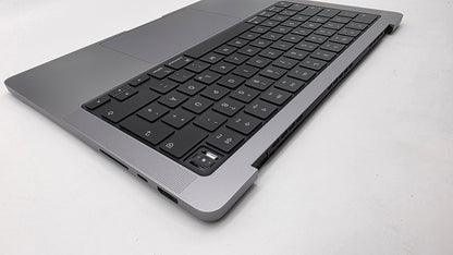 Macbook Pro 14" 2021 A2442 Topcase QWERTZ Tastatur Spacegrau #T915