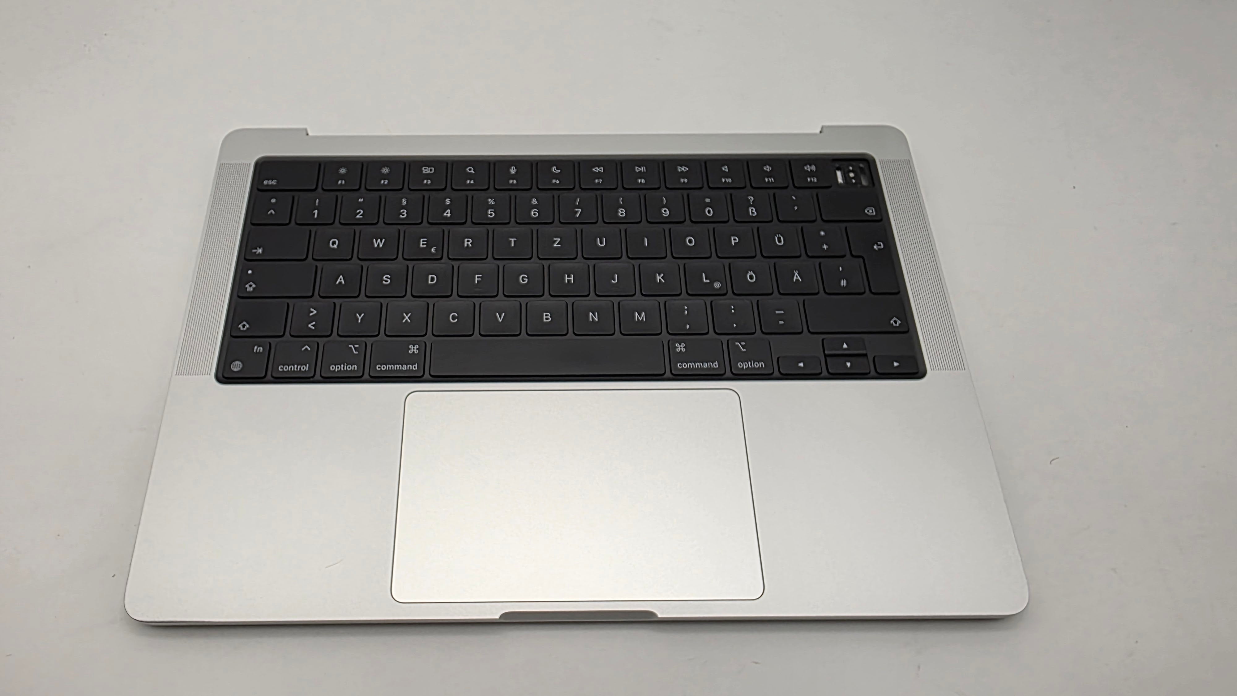 Macbook Pro 14" 2021 A2442 Topcase QWERTZ Tastatur Silber #T916
