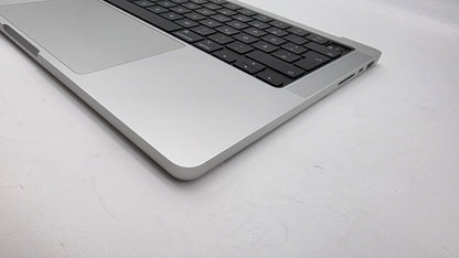 Macbook Pro 14" 2021 A2442 Topcase QWERTZ Tastatur Silber #T916
