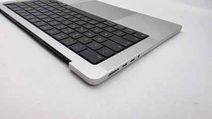 Macbook Pro 14" 2021 A2442 Topcase QWERTZ Tastatur Silber #T916
