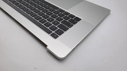 MacBook Pro 16" 2019 A2141 Silber Akku Topcase Tastatur QWERTZ #T919