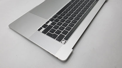 MacBook Pro 16" 2019 A2141 Silber Akku Topcase Tastatur QWERTZ #T919