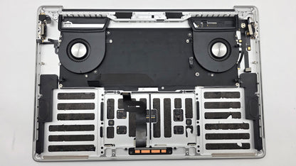 MacBook Pro 16" 2019 A2141 Silber Akku Topcase Tastatur QWERTZ #T919